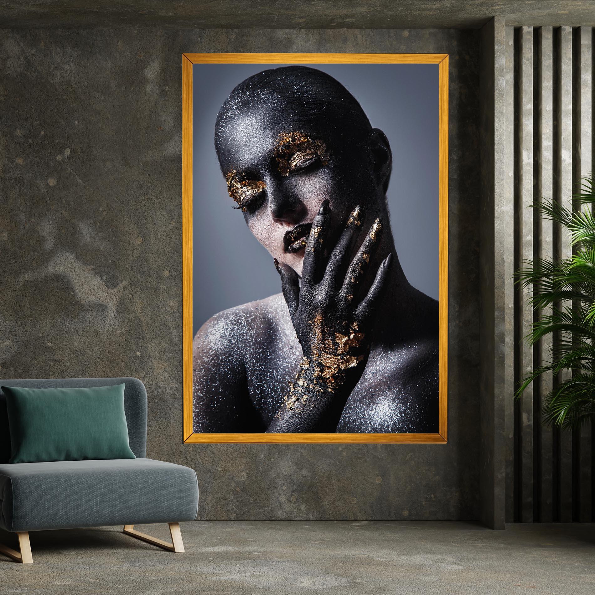 Tablou Canvas Artistic Black Makeup mockup 7