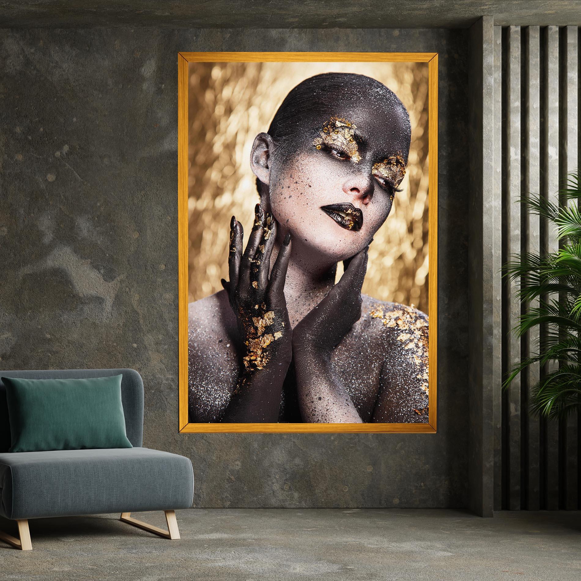 Tablou Canvas Artistic Glitter Makeup mockup 7