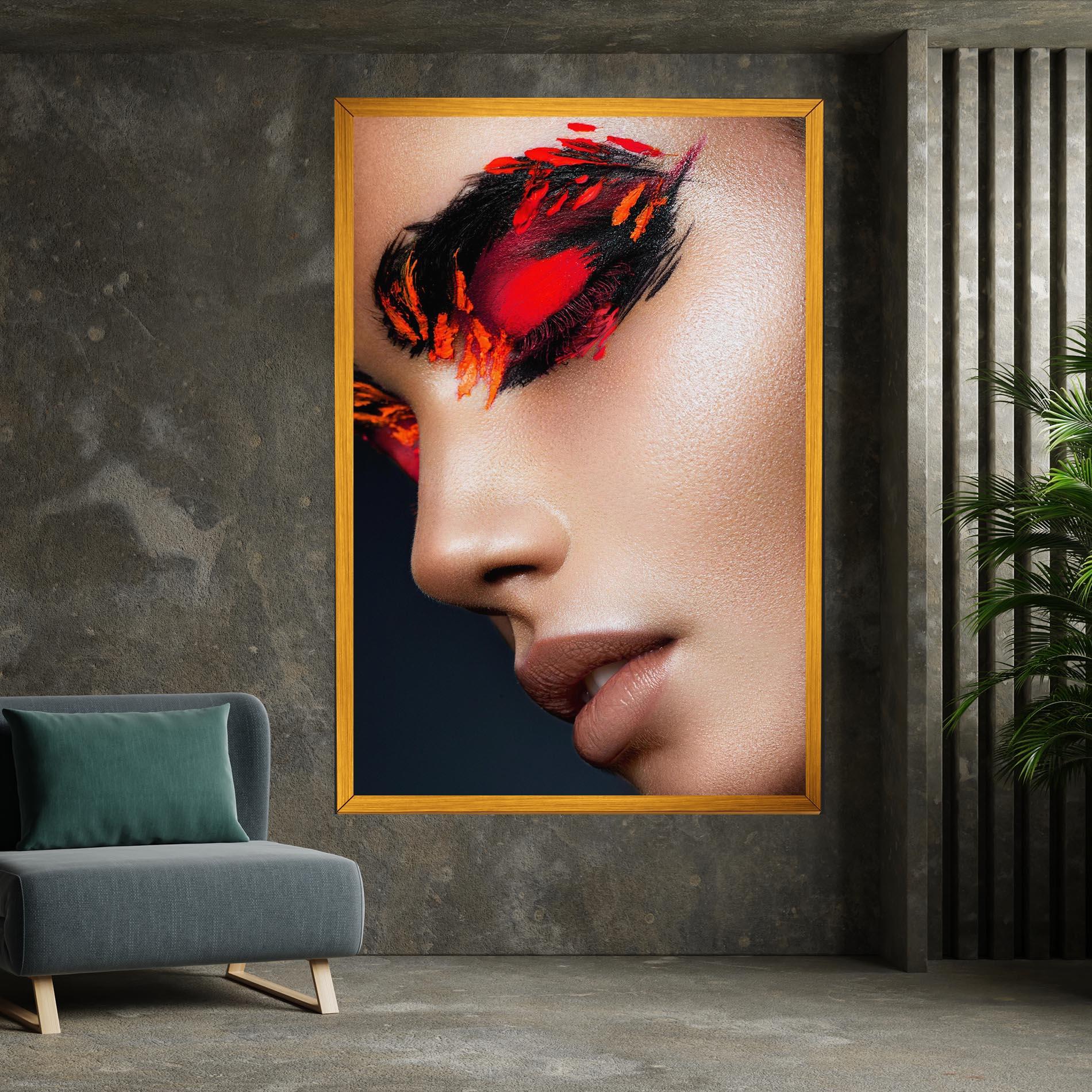 Tablou Canvas Fire Make Up mockup 7