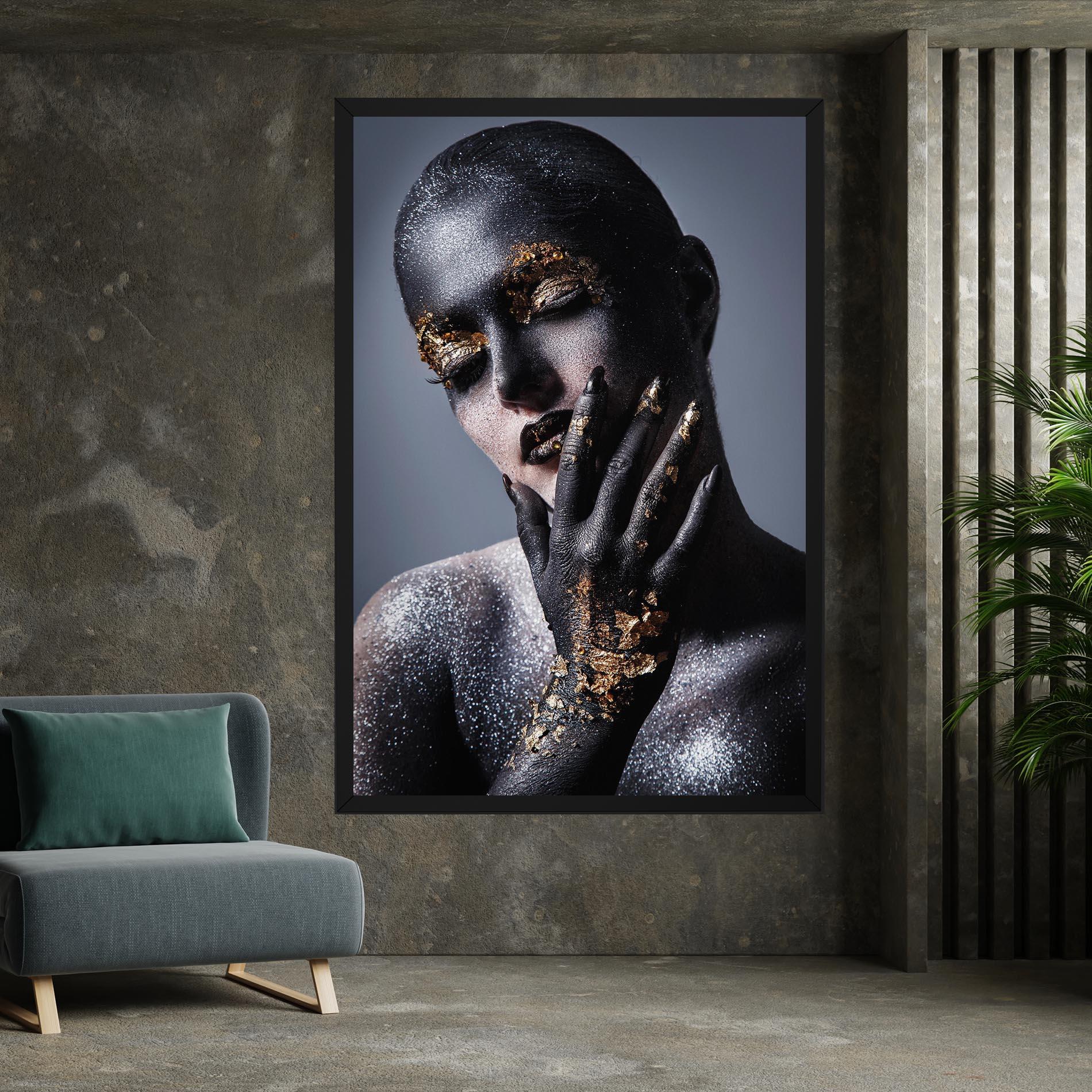 Tablou Canvas Artistic Black Makeup mockup 7