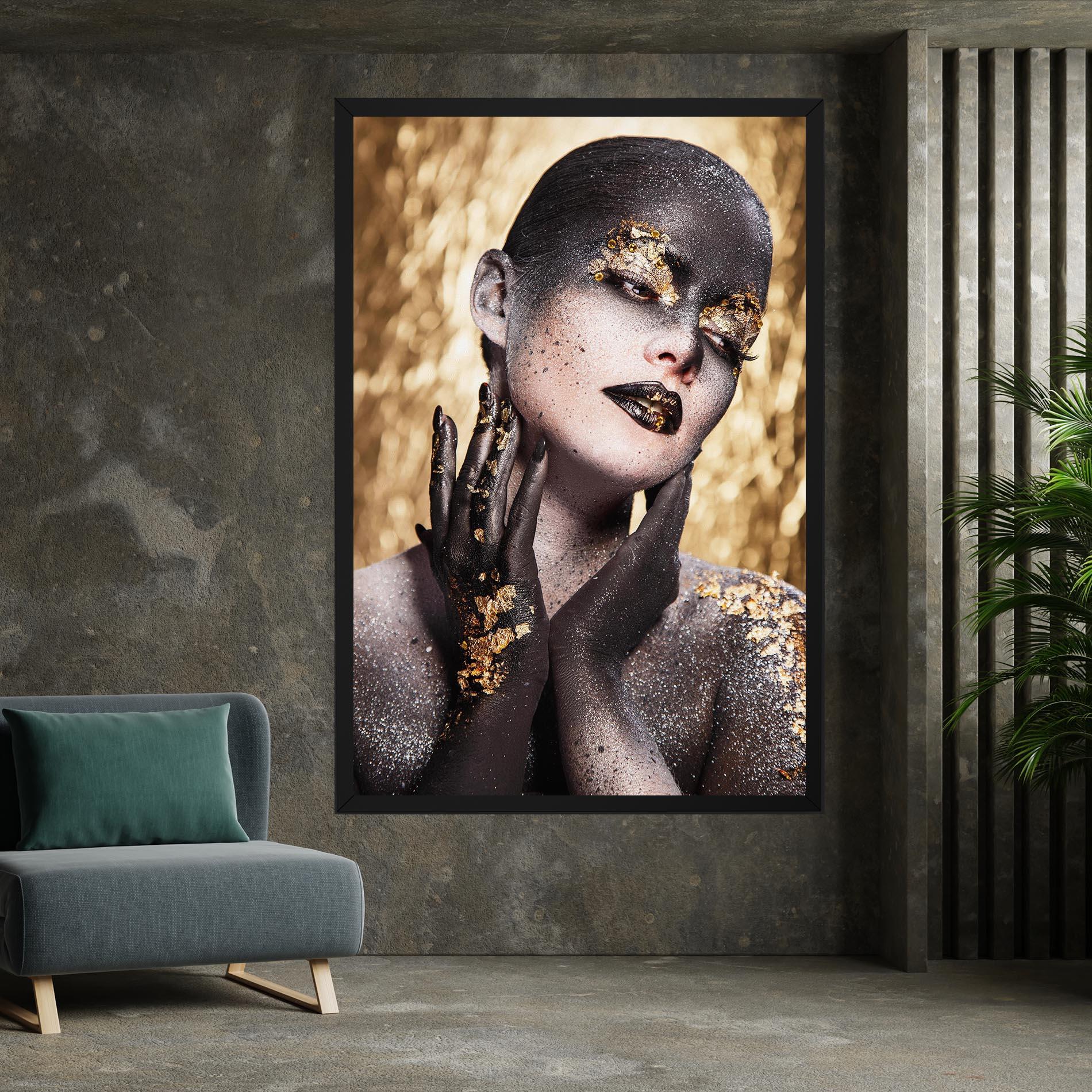 Tablou Canvas Artistic Glitter Makeup mockup 7