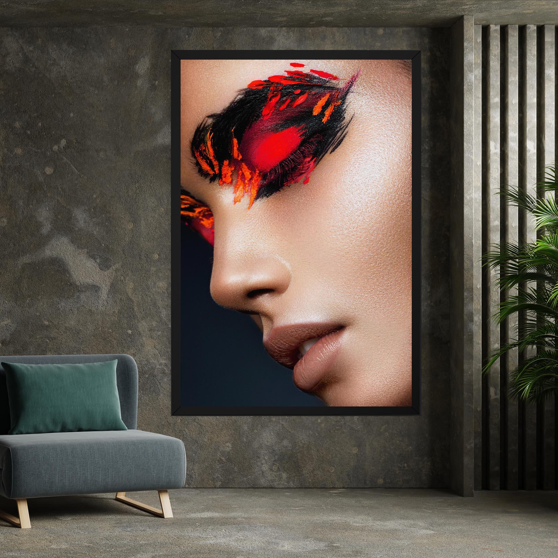 Tablou Canvas Fire Make Up mockup 7