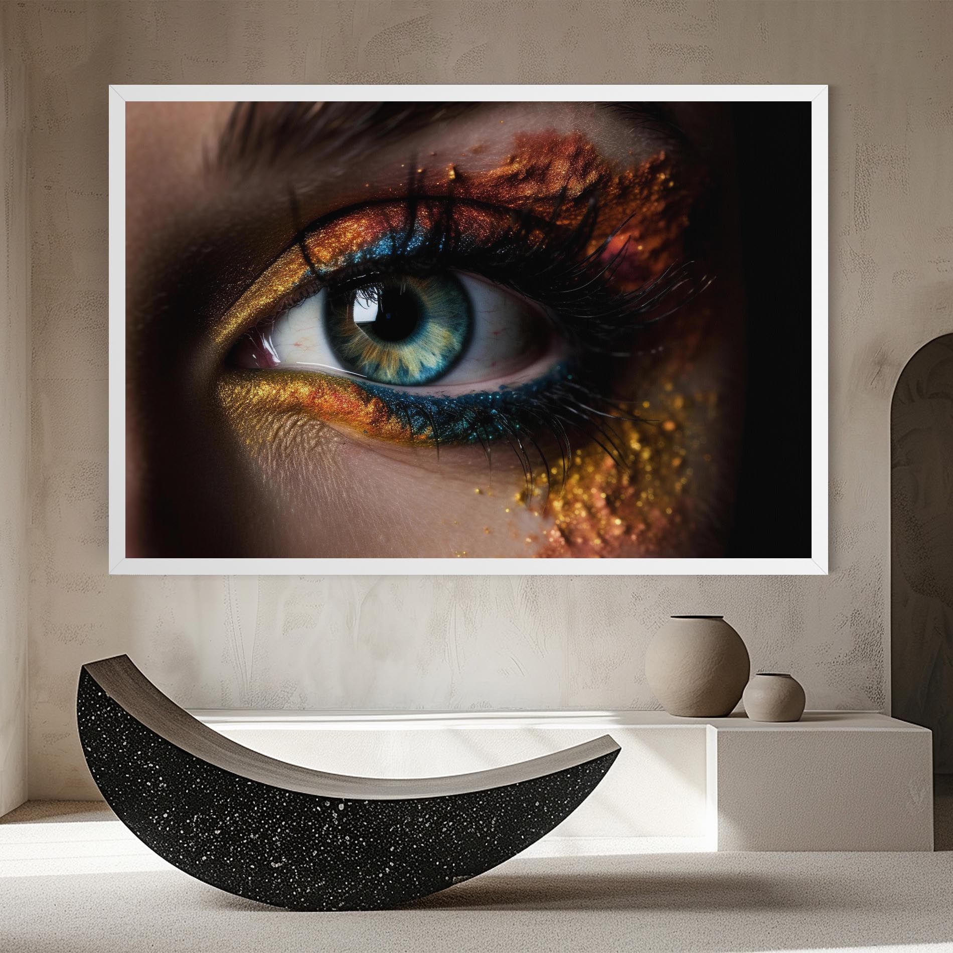 Blue Green Eye Makeup mockup 8