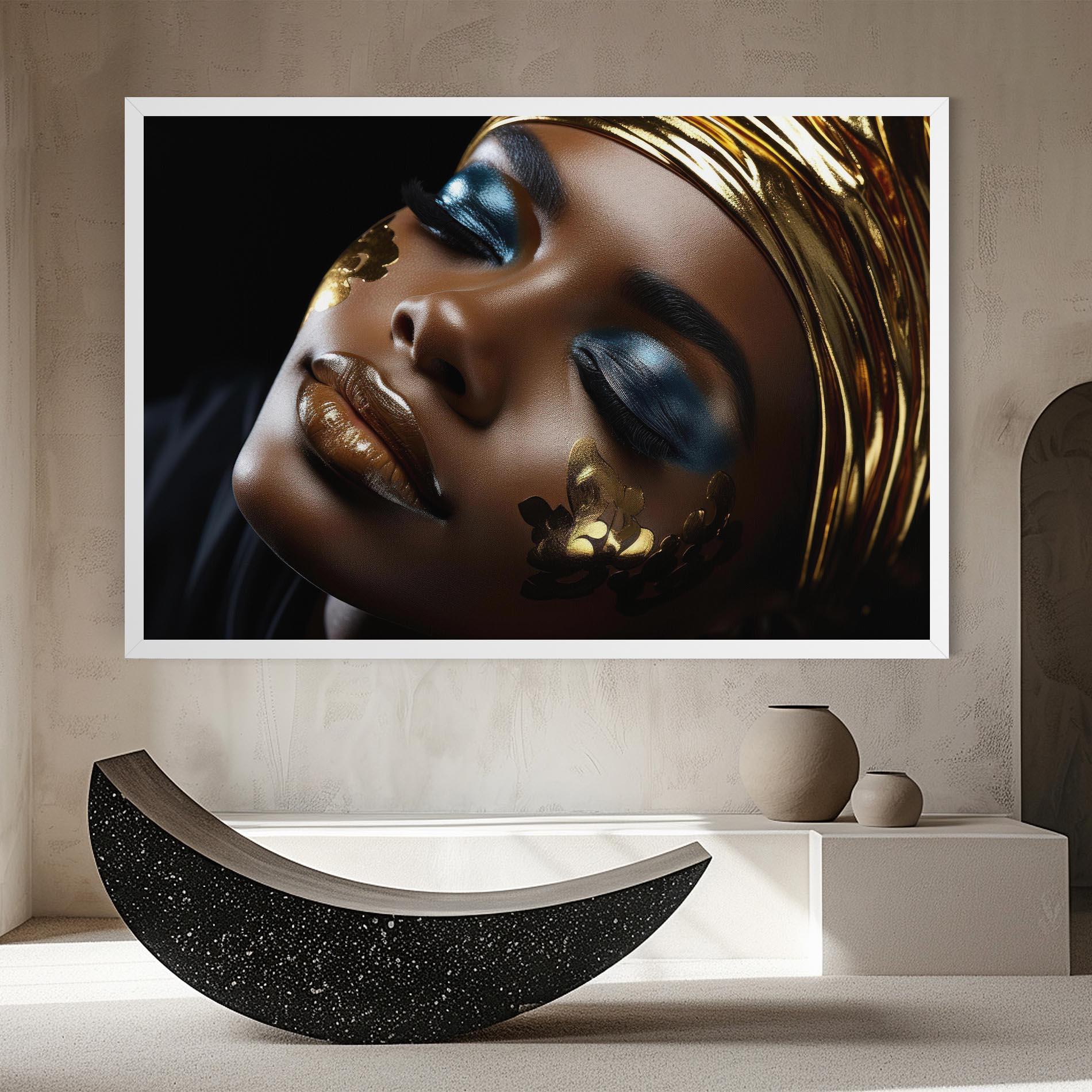 Tablou Canvas Dark Blue Makeup mockup 8