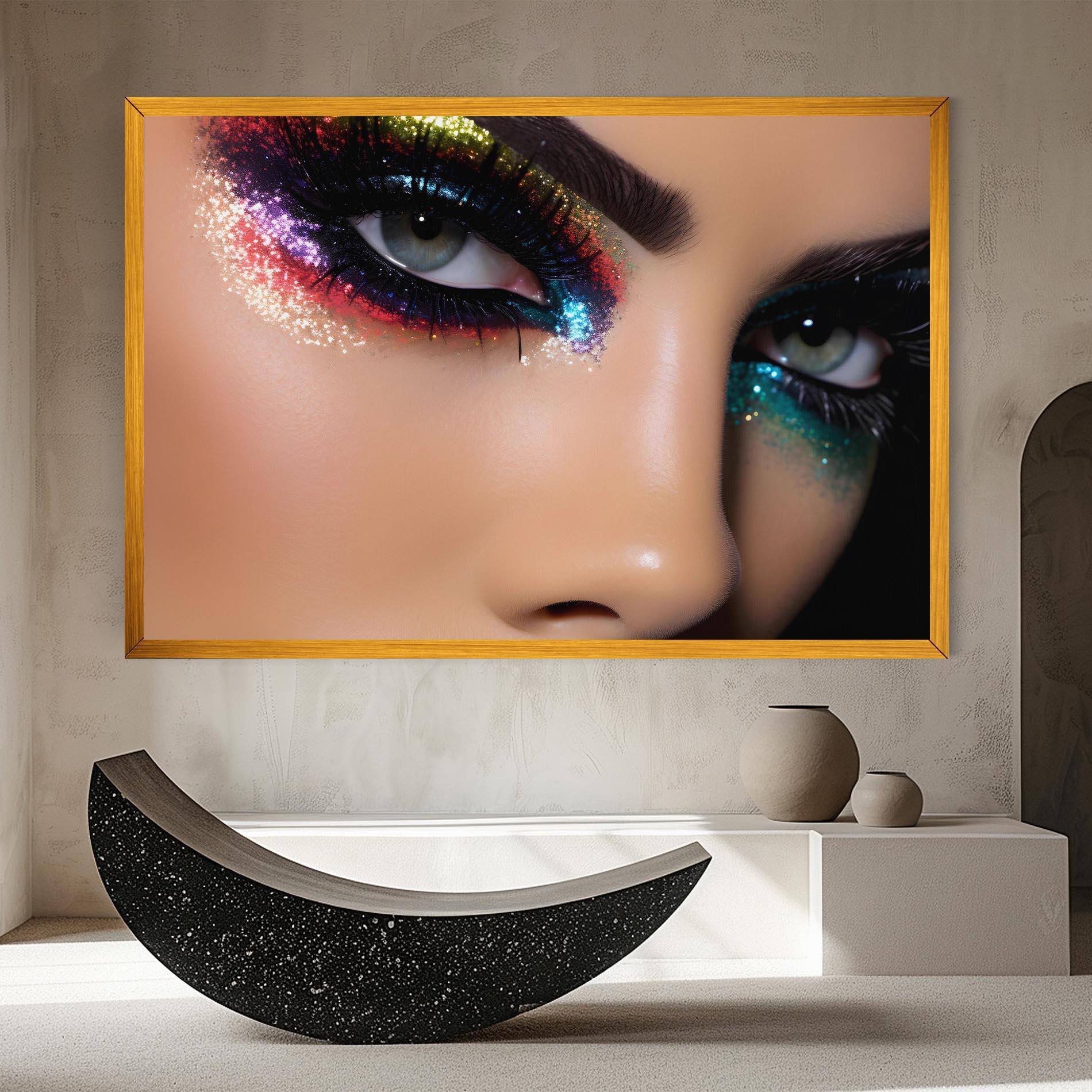 Tablou Canvas Feminine Makeup Model mockup 8