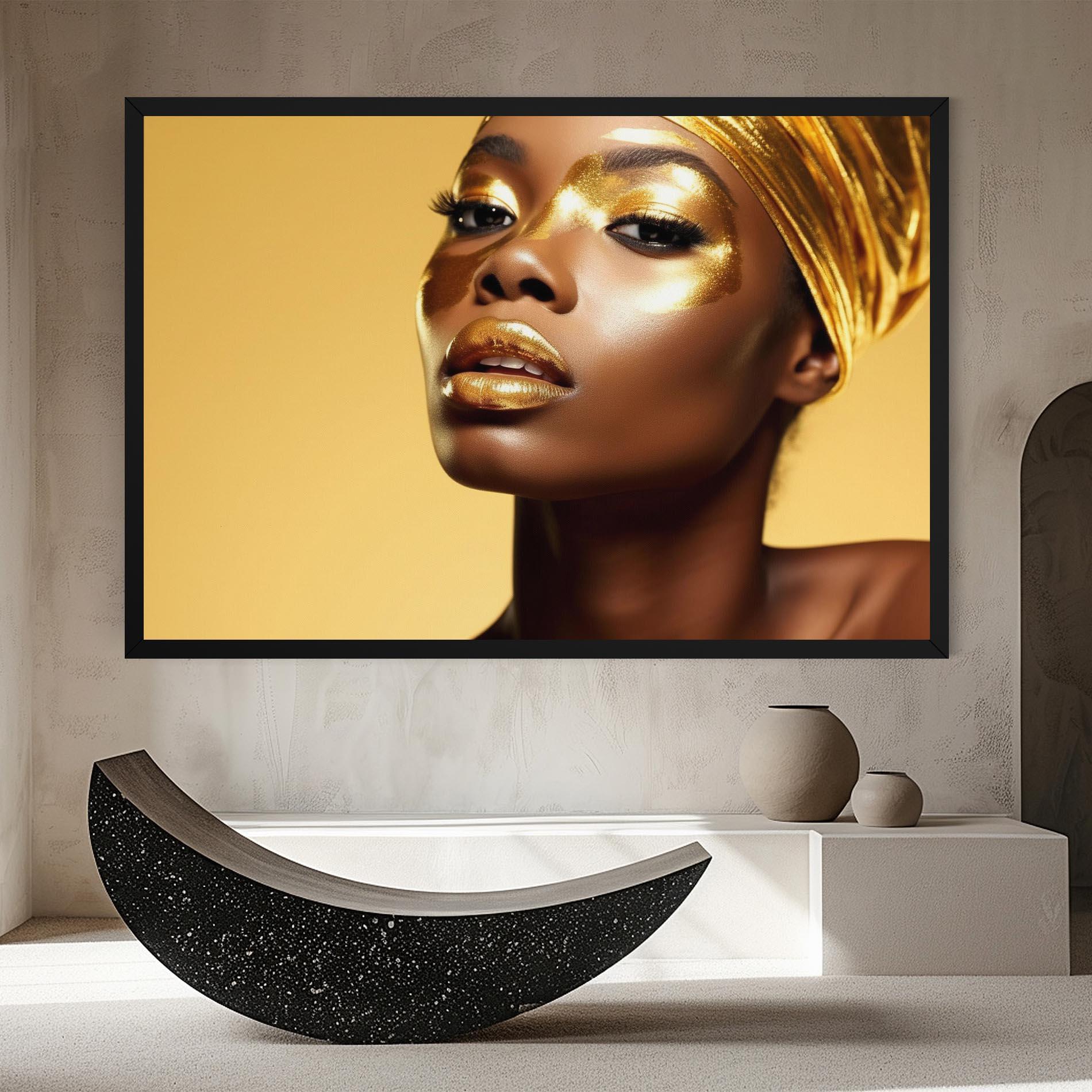 Tablou Canvas Gold Headdress mockup 8