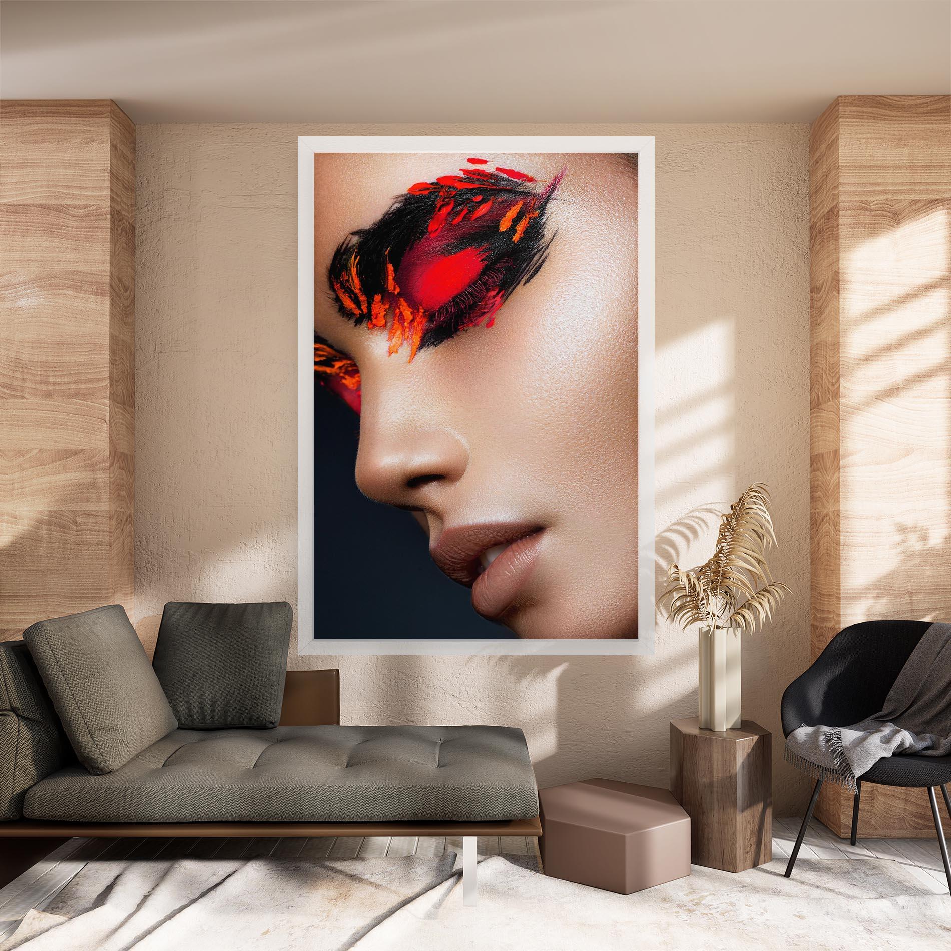 Tablou Canvas Fire Make Up mockup 8