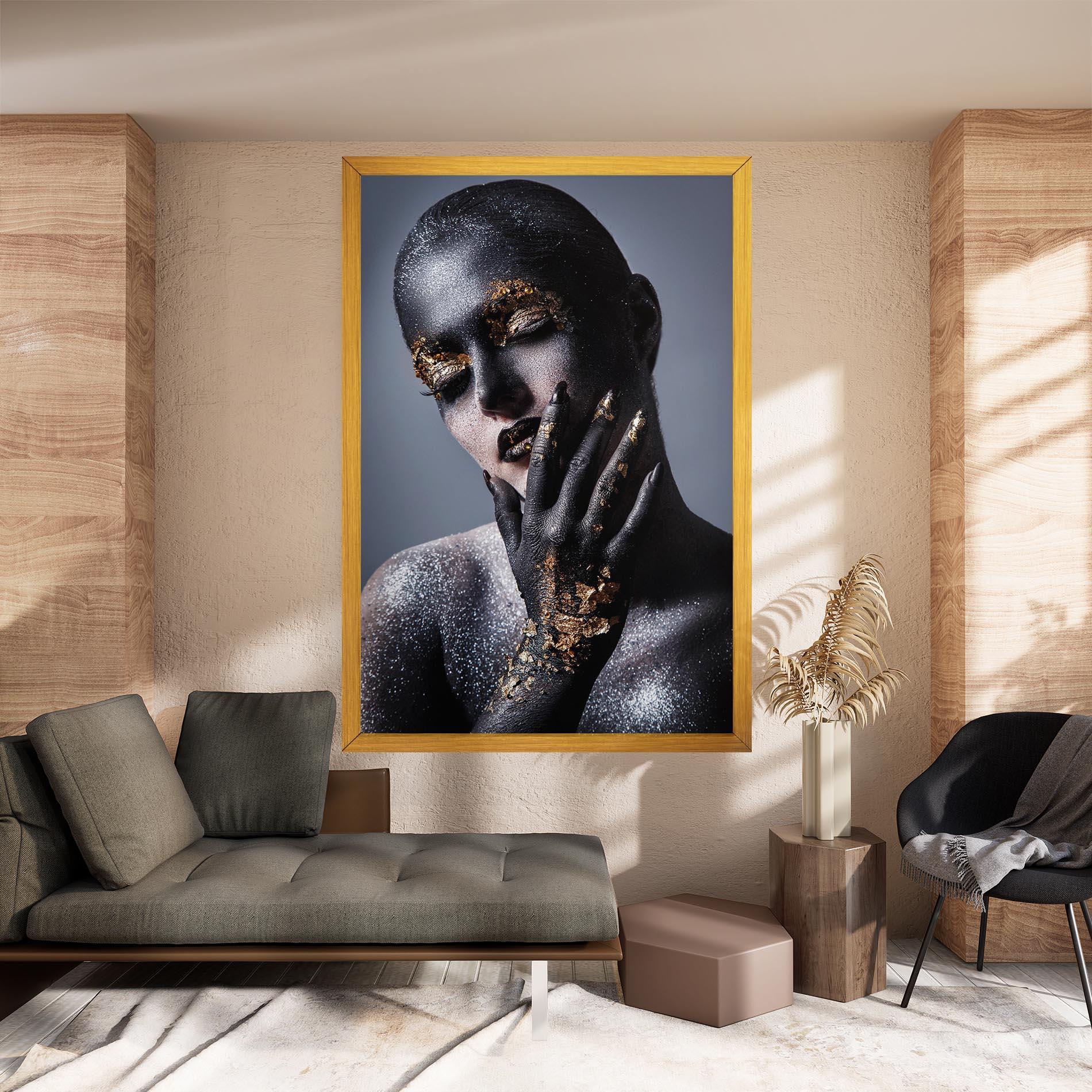 Tablou Canvas Artistic Black Makeup mockup 8