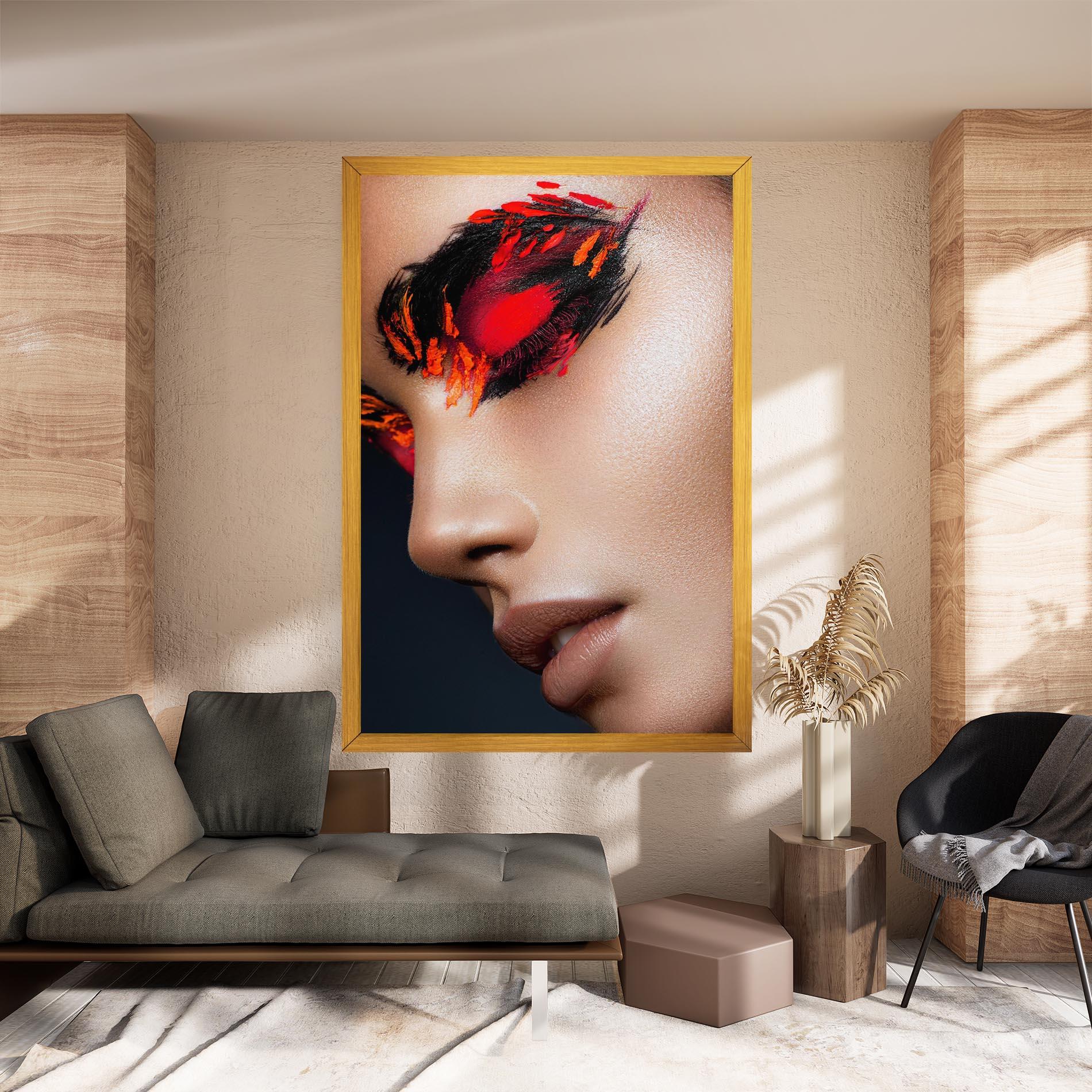 Tablou Canvas Fire Make Up mockup 8