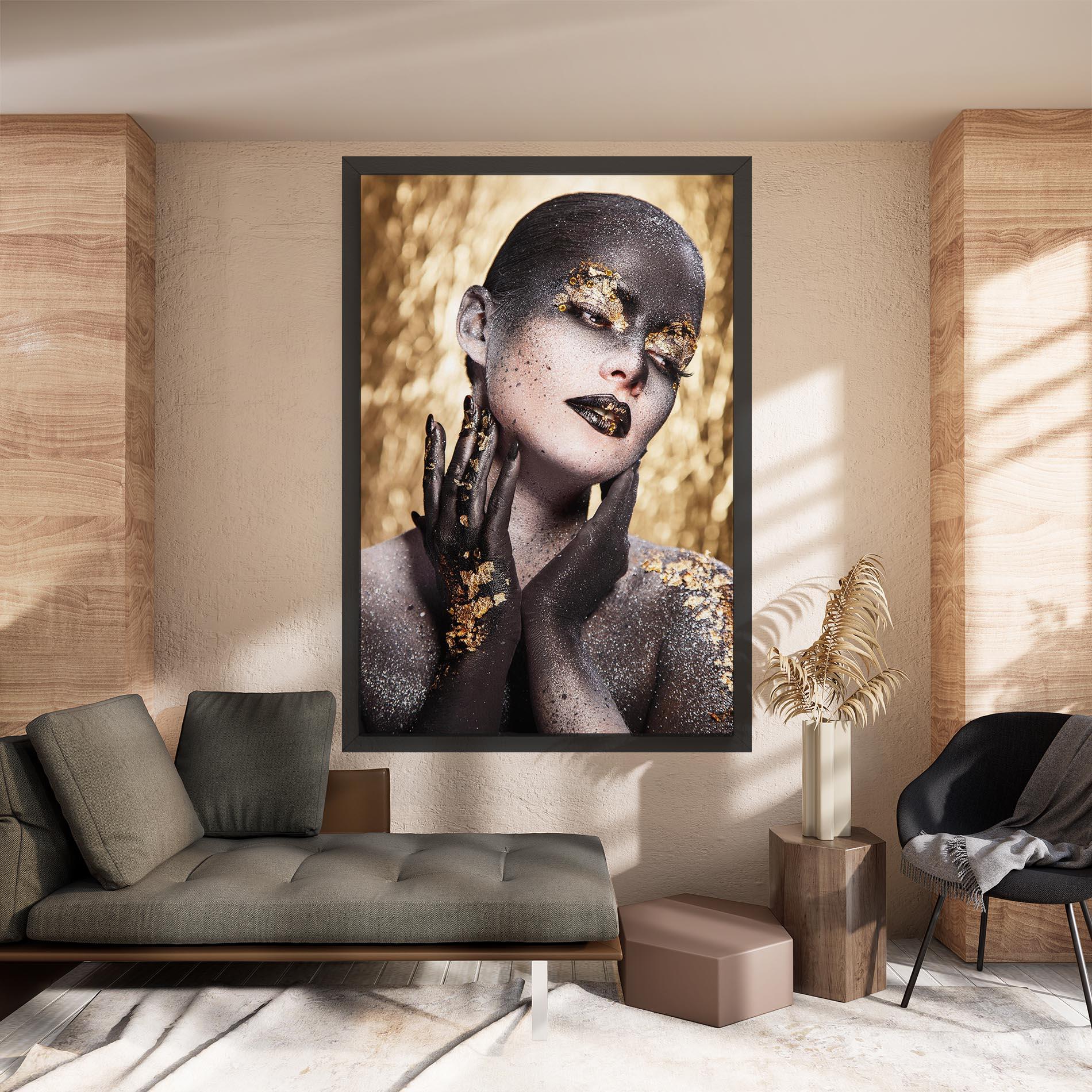 Tablou Canvas Artistic Glitter Makeup mockup 8