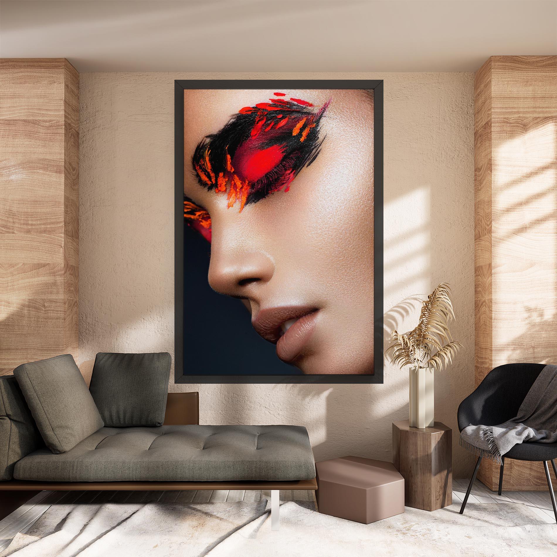 Tablou Canvas Fire Make Up mockup 8