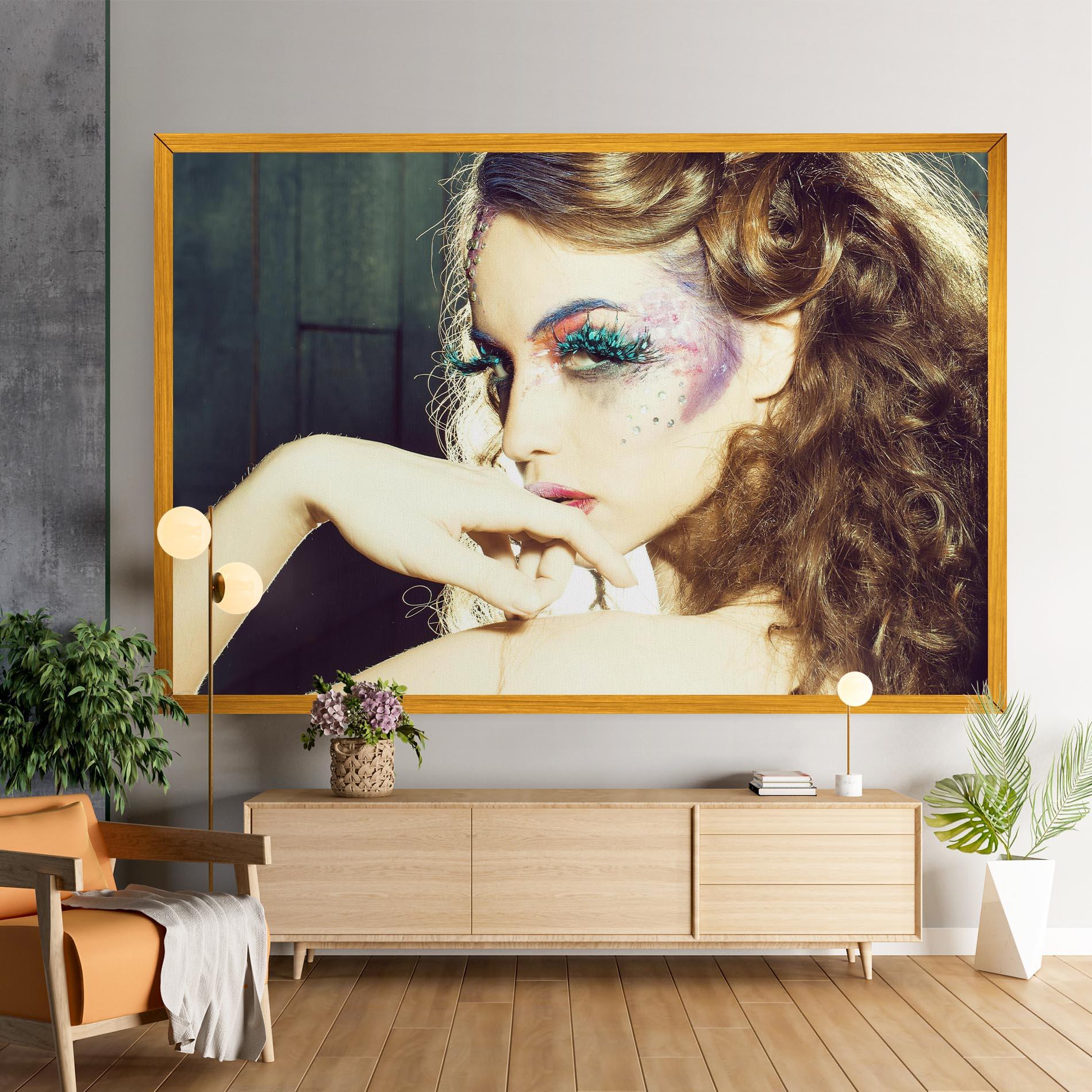 Tablou Canvas False Feather Eyelashes mockup 9