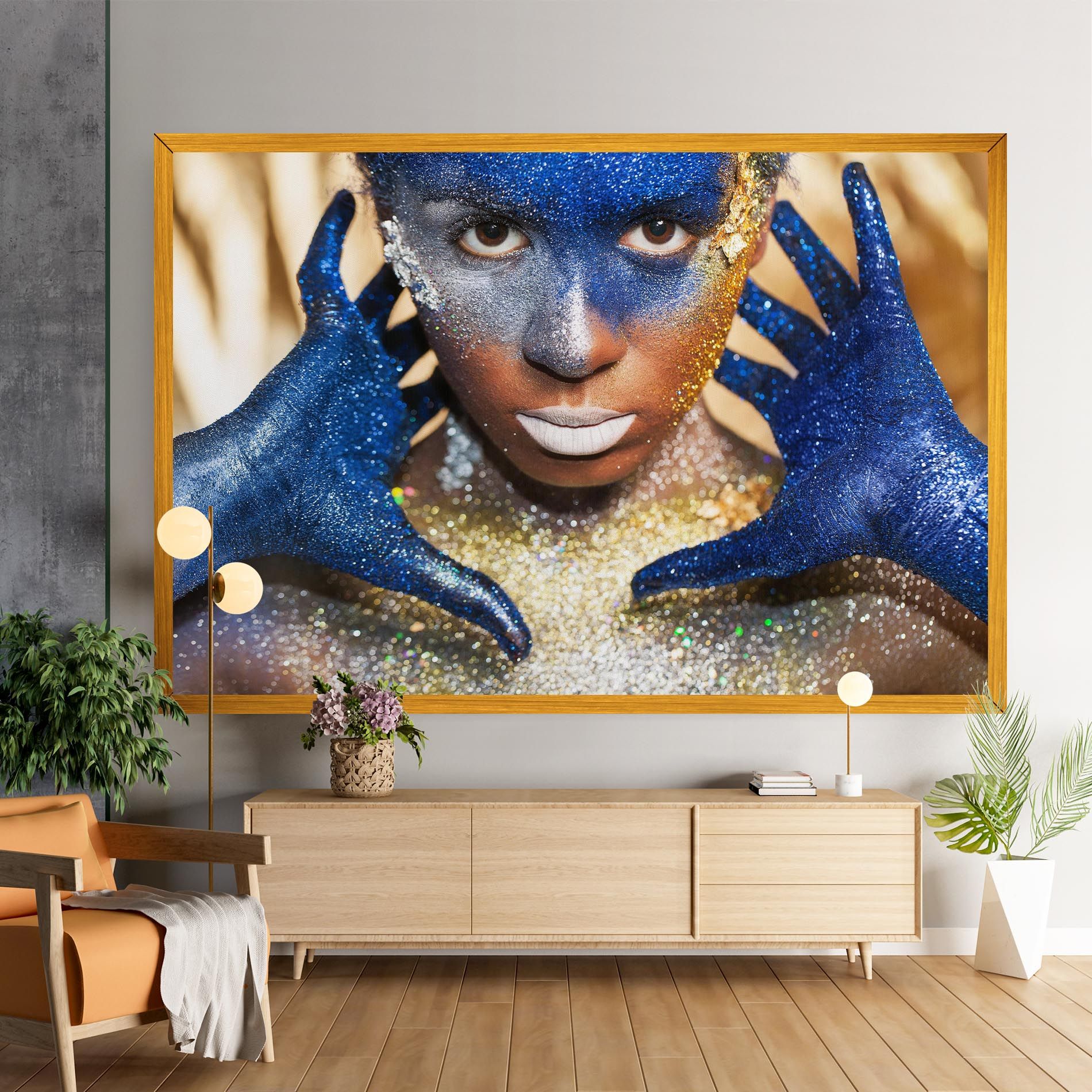 Glue Gold Glitter mockup 9