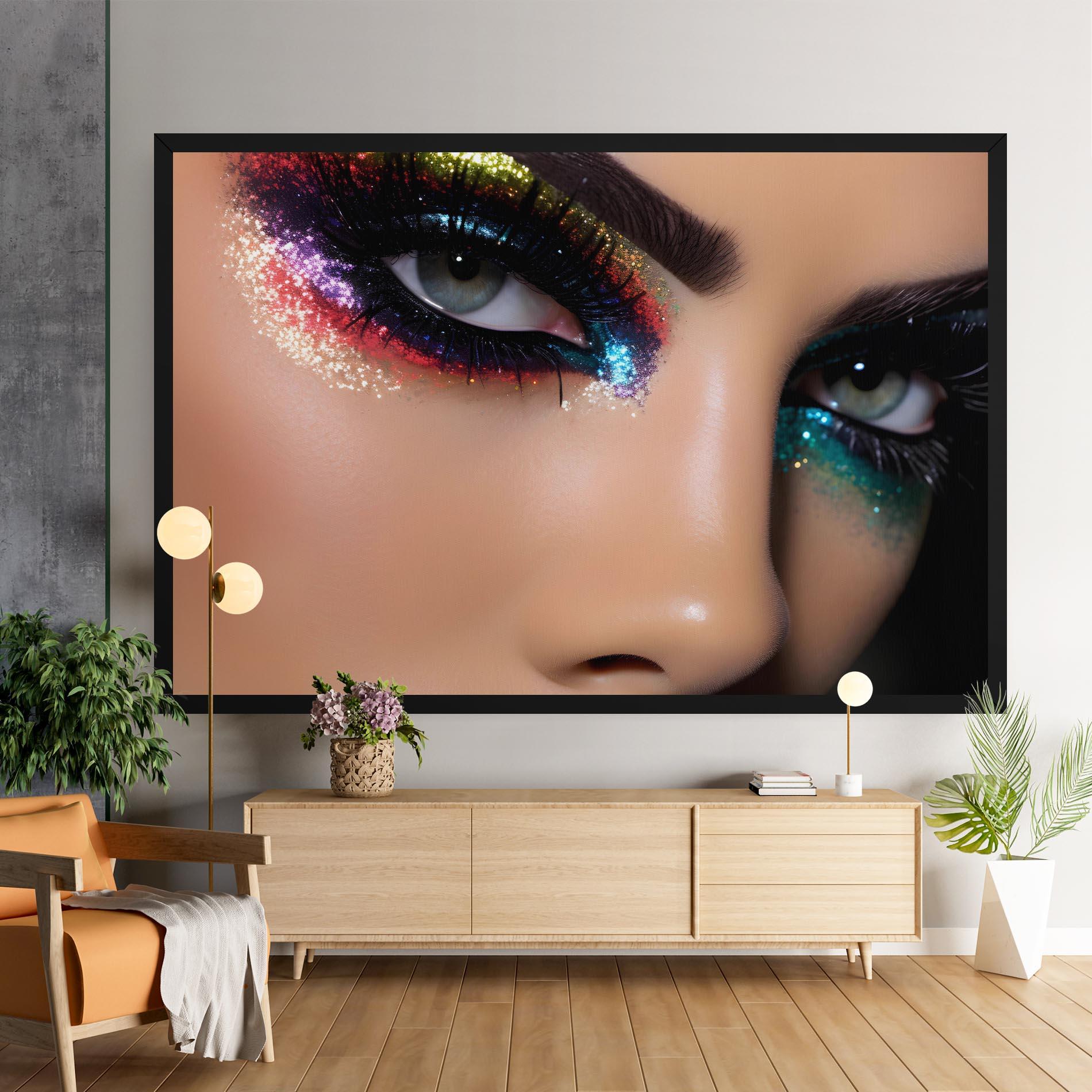 Tablou Canvas Feminine Makeup Model mockup 9