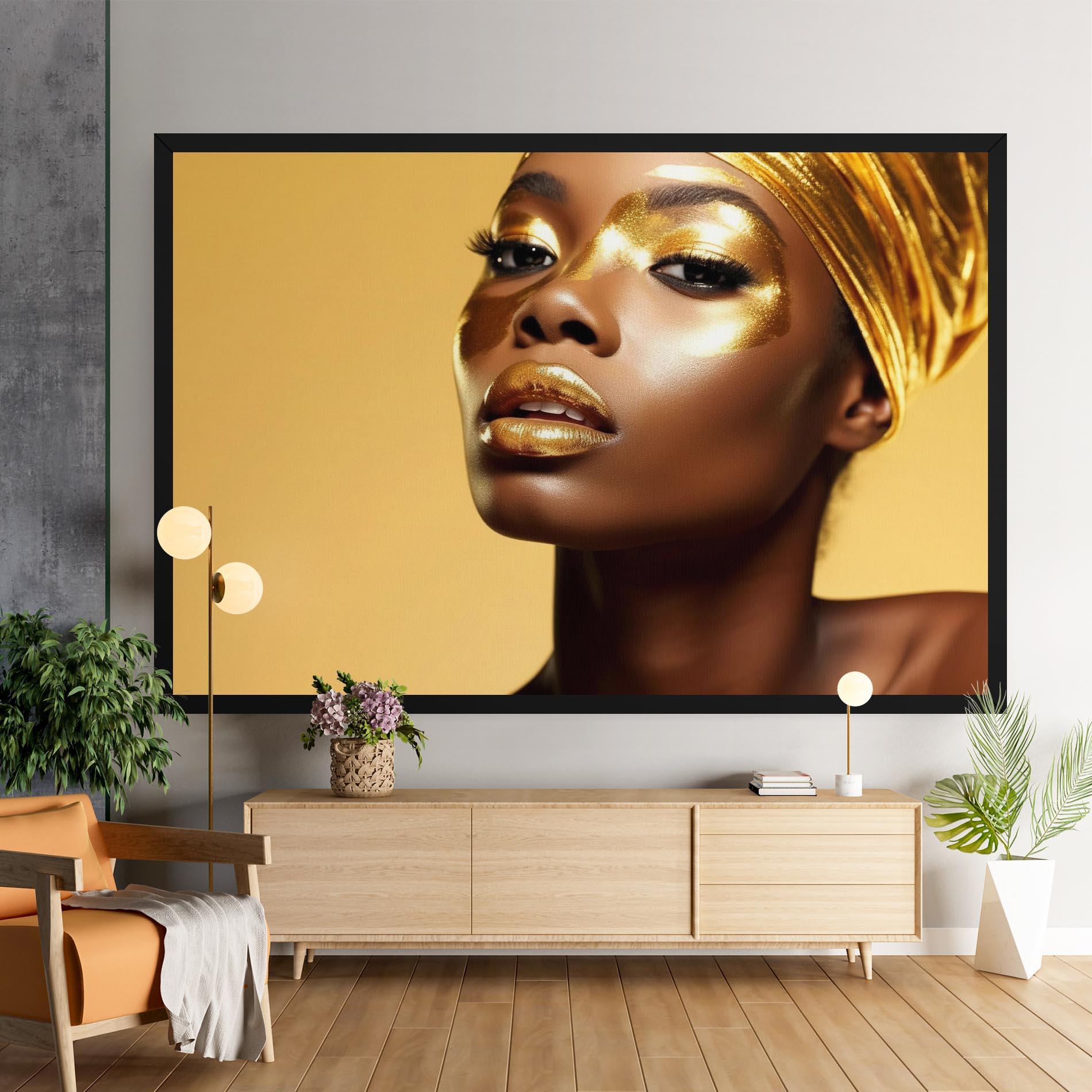 Tablou Canvas Gold Headdress mockup 9