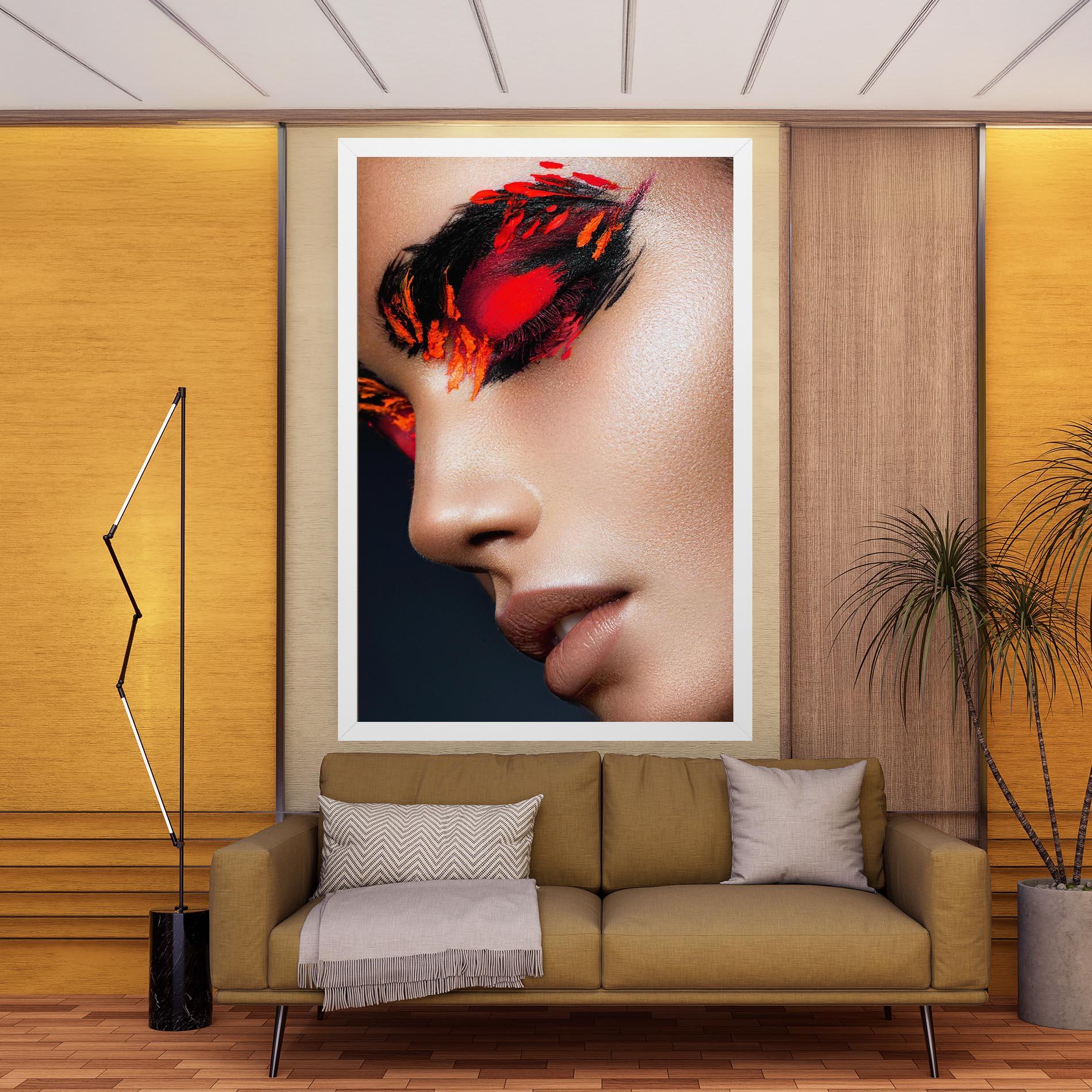 Tablou Canvas Fire Make Up mockup 9