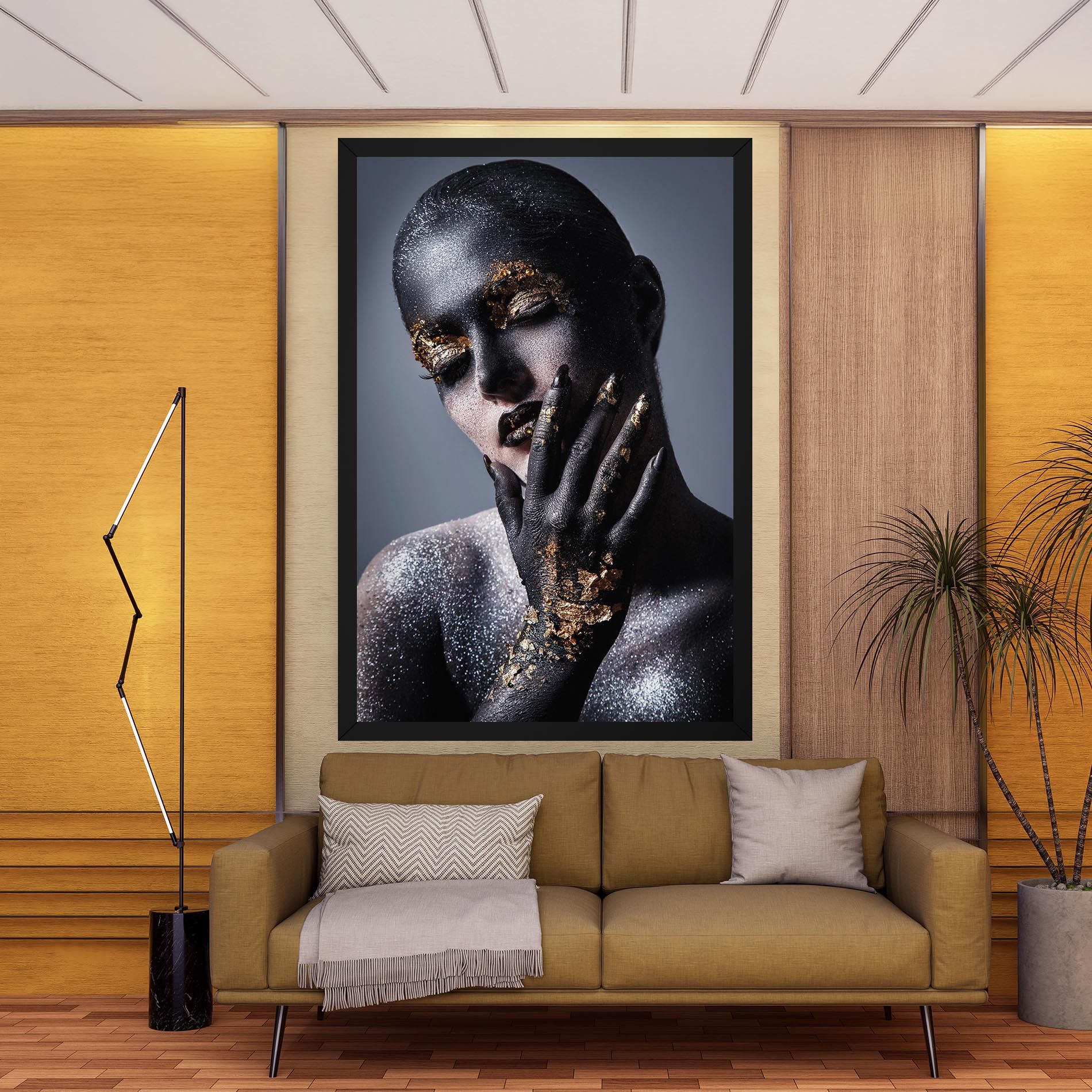 Artistic Black Makeup mockup 9