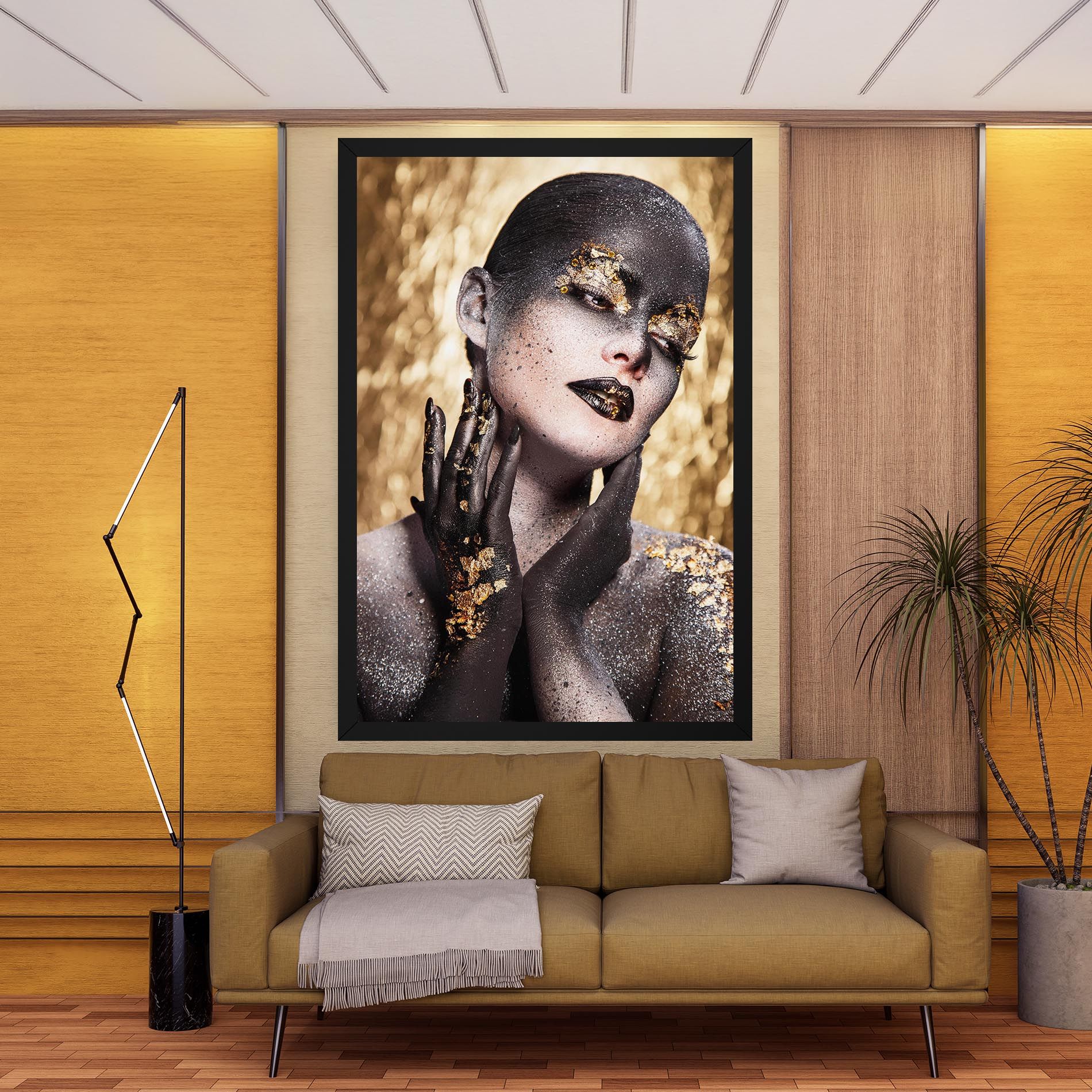 Artistic Glitter Makeup mockup 9