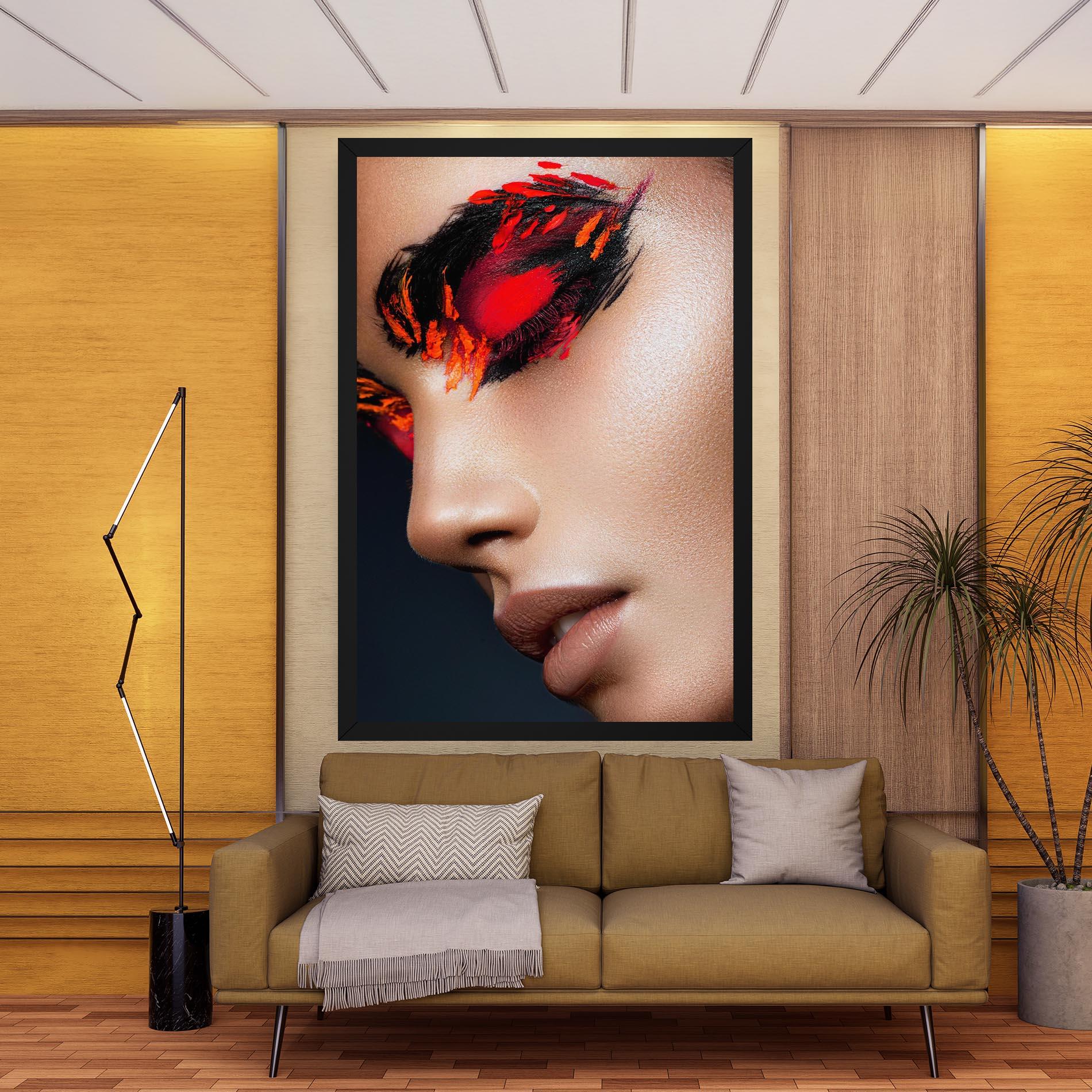 Tablou Canvas Fire Make Up mockup 9