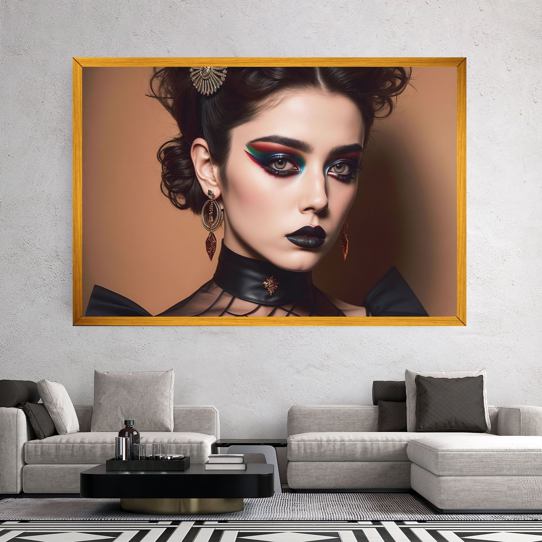 Black Lips Makeup mockup 2