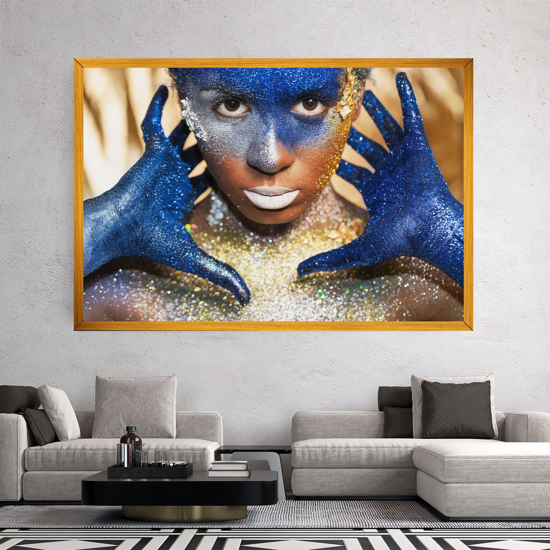 Glue Gold Glitter mockup 2