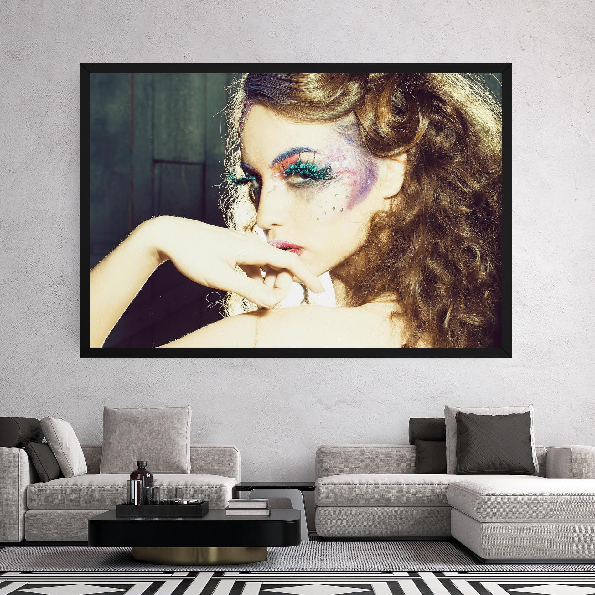 Tablou Canvas False Feather Eyelashes mockup 2