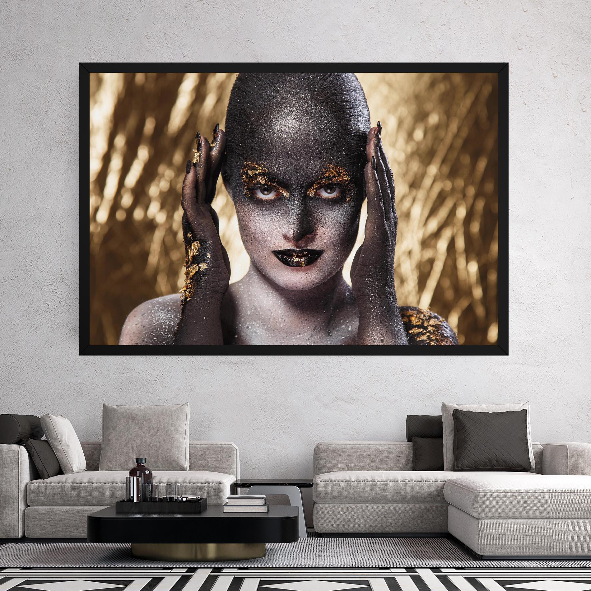 Tablou Canvas Glitter Artistic Makeup mockup 2