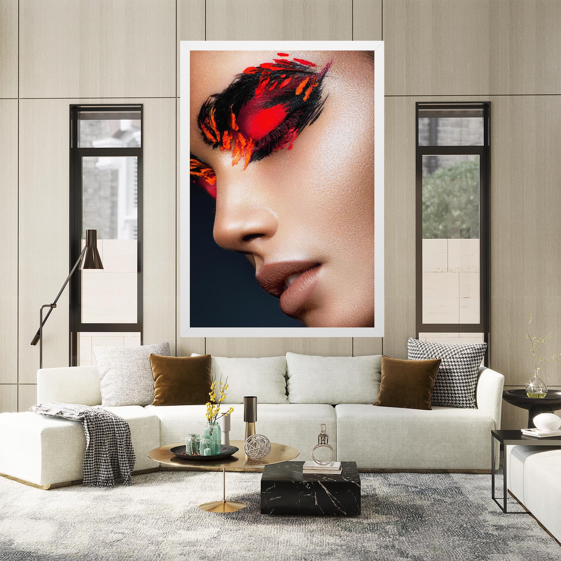 Tablou Canvas Fire Make Up mockup 2