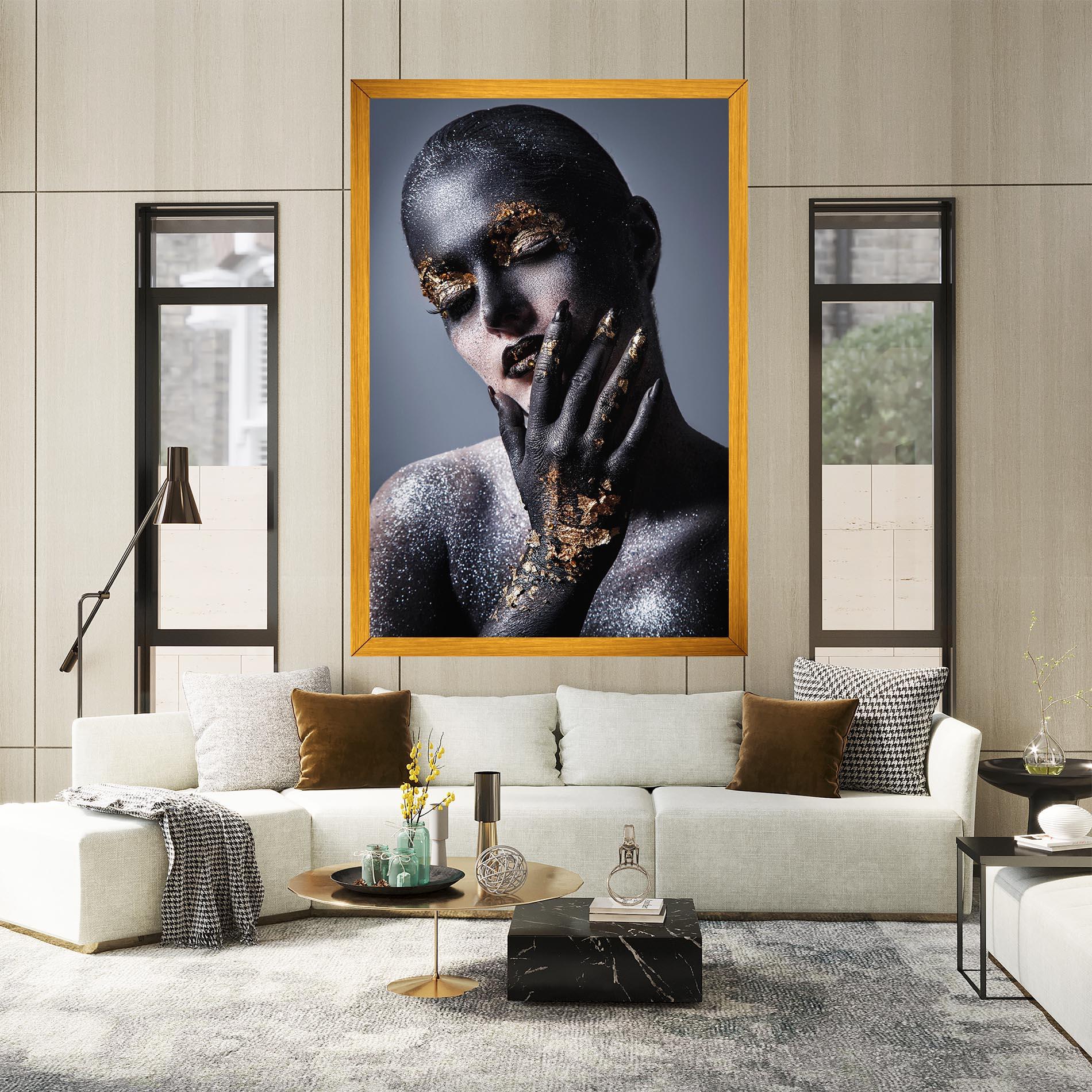 Tablou Canvas Artistic Black Makeup mockup 2