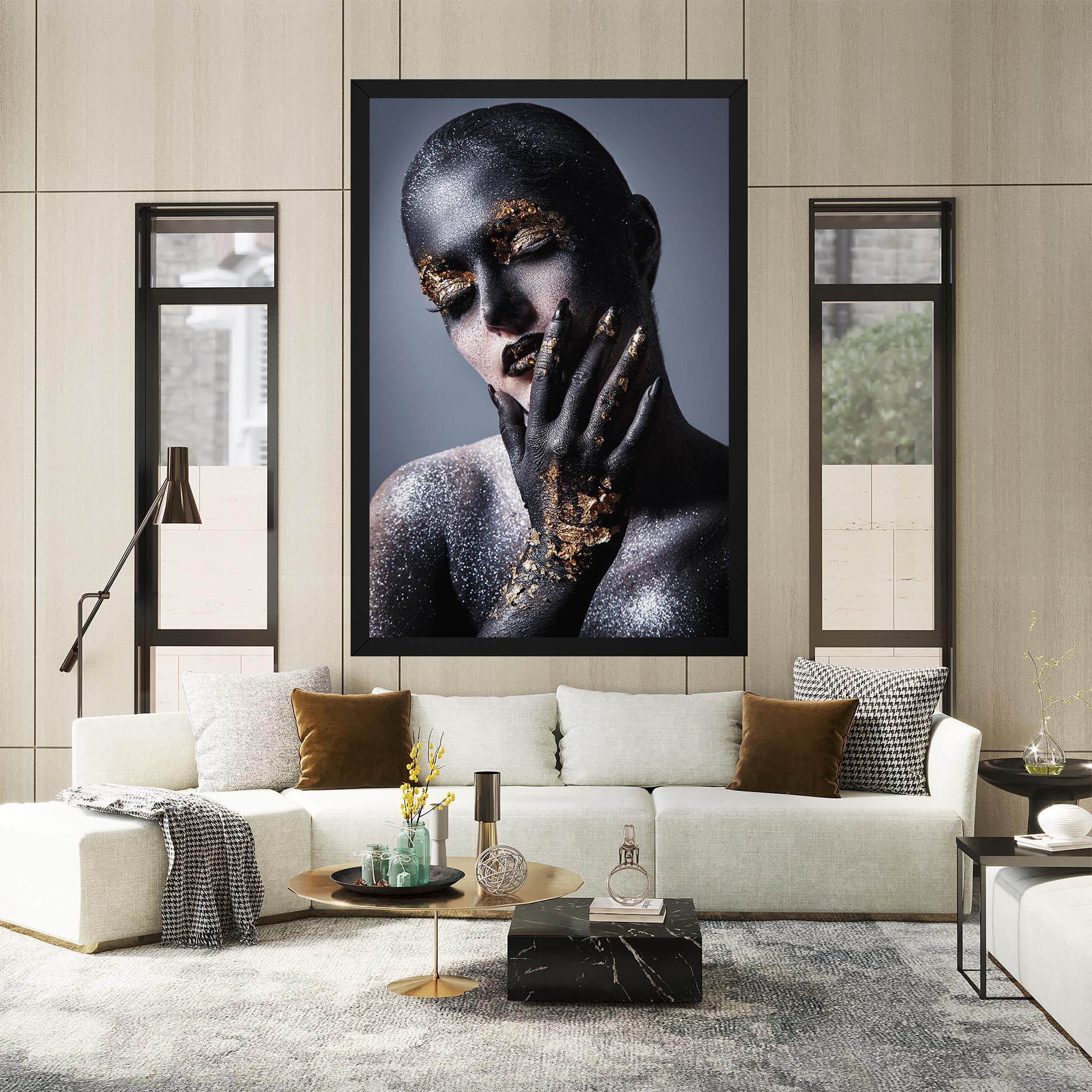 Tablou Canvas Artistic Black Makeup mockup 2