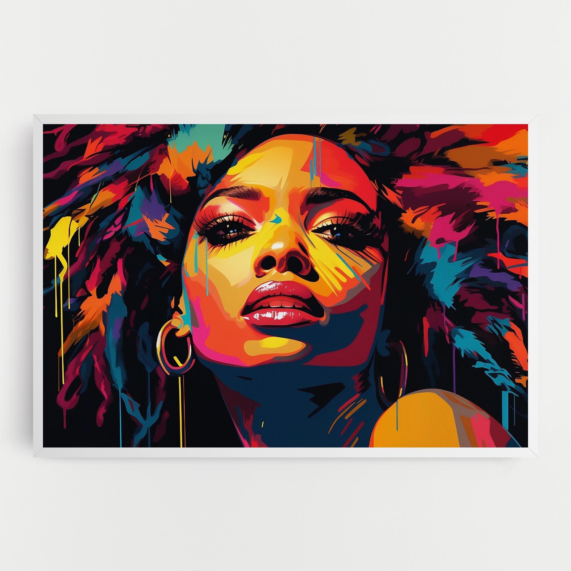 Tablou Canvas Beautiful African Art mockup 0