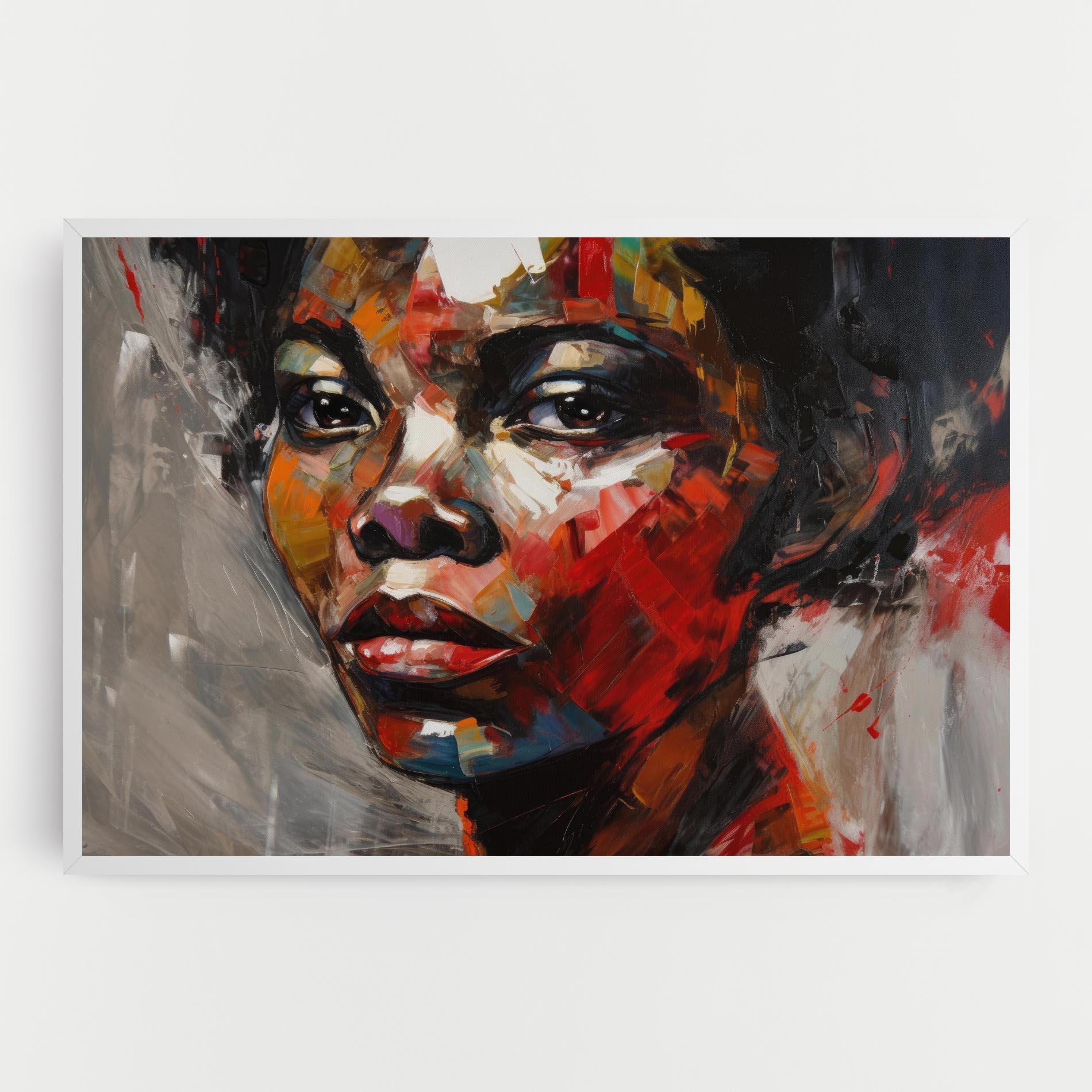 Tablou Canvas Intense Portrait Art mockup 0