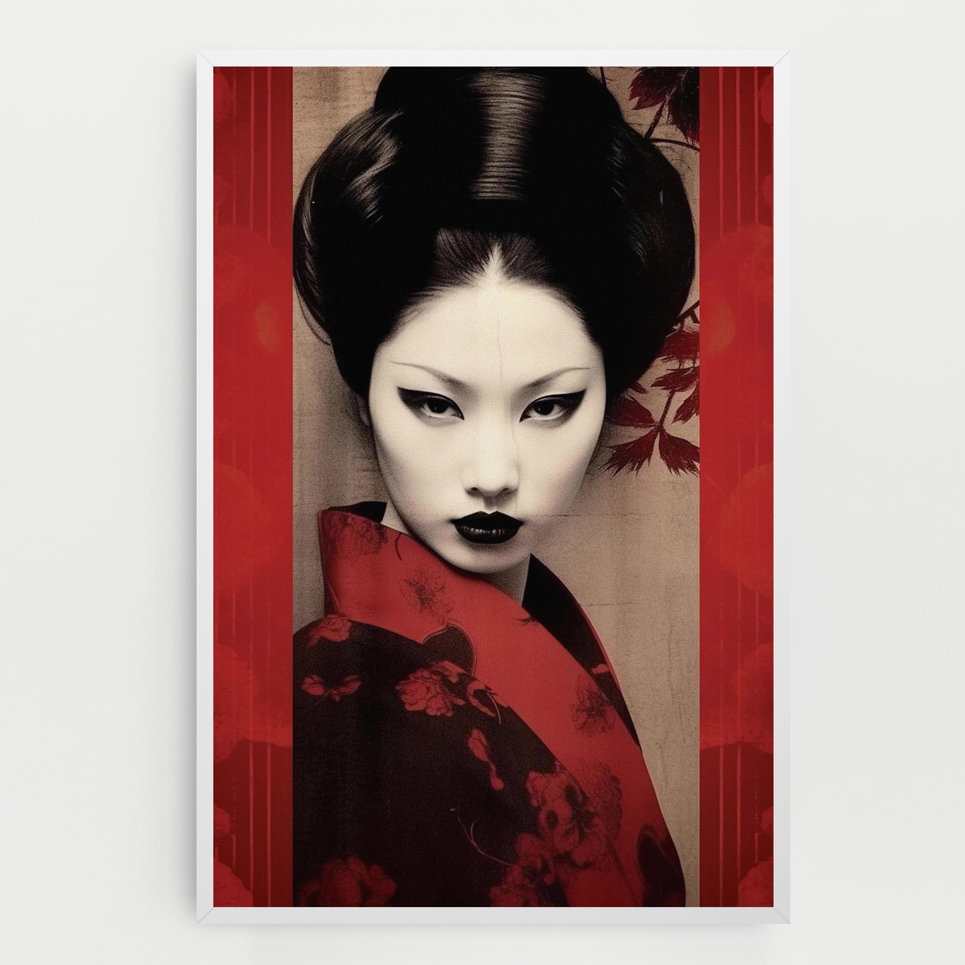 Tablou Canvas Black Asiatic Makeup mockup 0