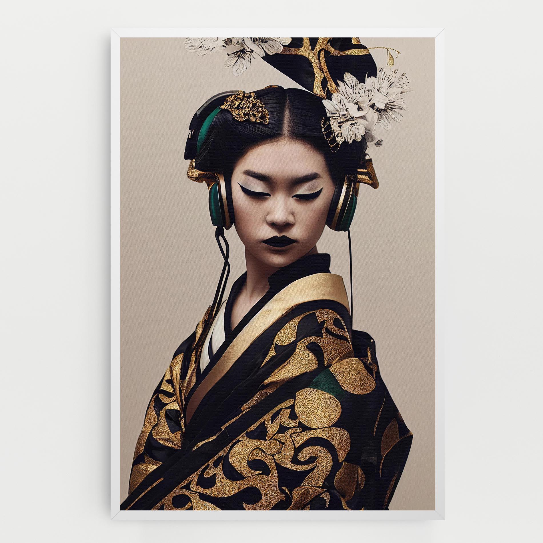 Tablou Canvas Kimono Headphones mockup 0