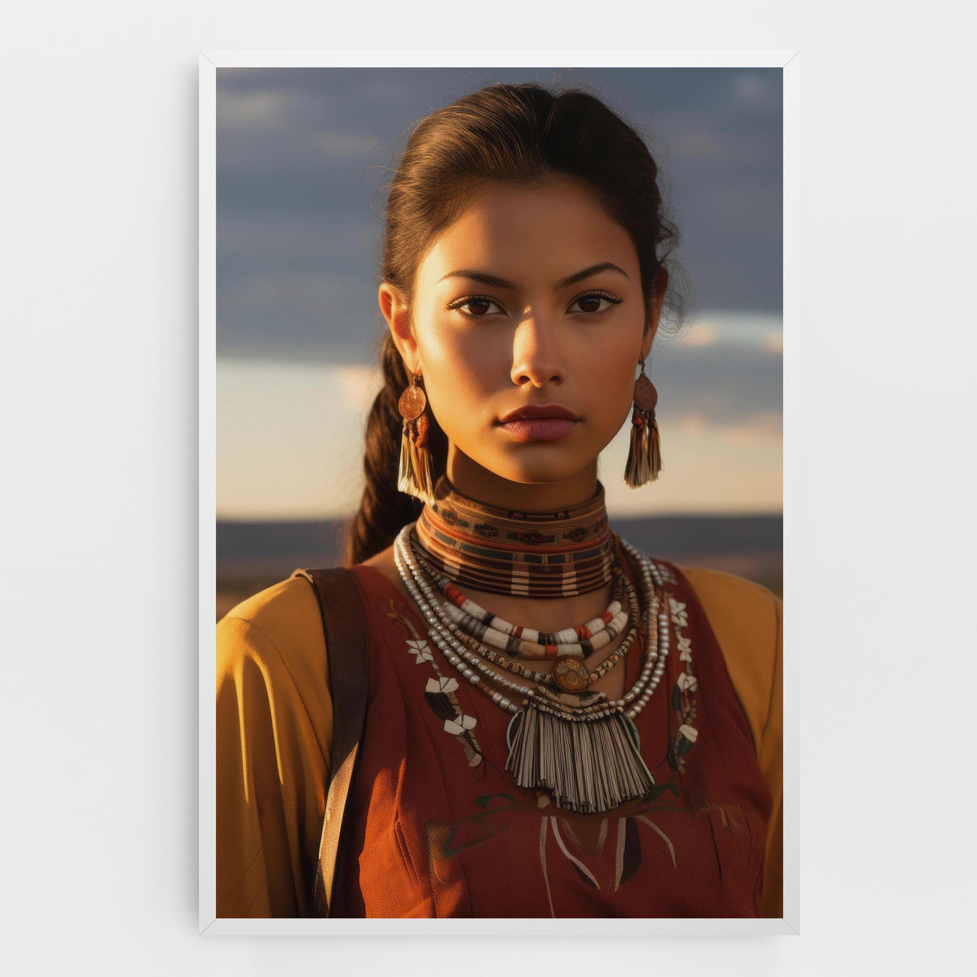 Tablou Canvas Native American Desert mockup 0