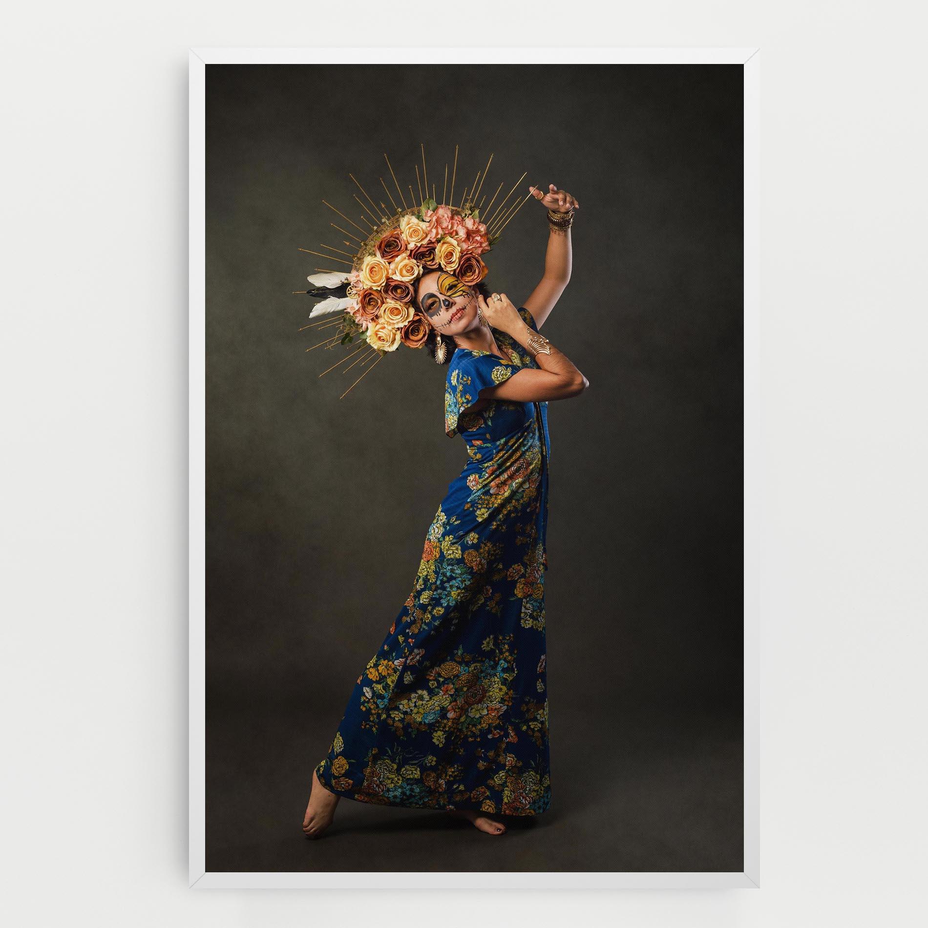 Tablou Canvas Sugar Skull Face mockup 0