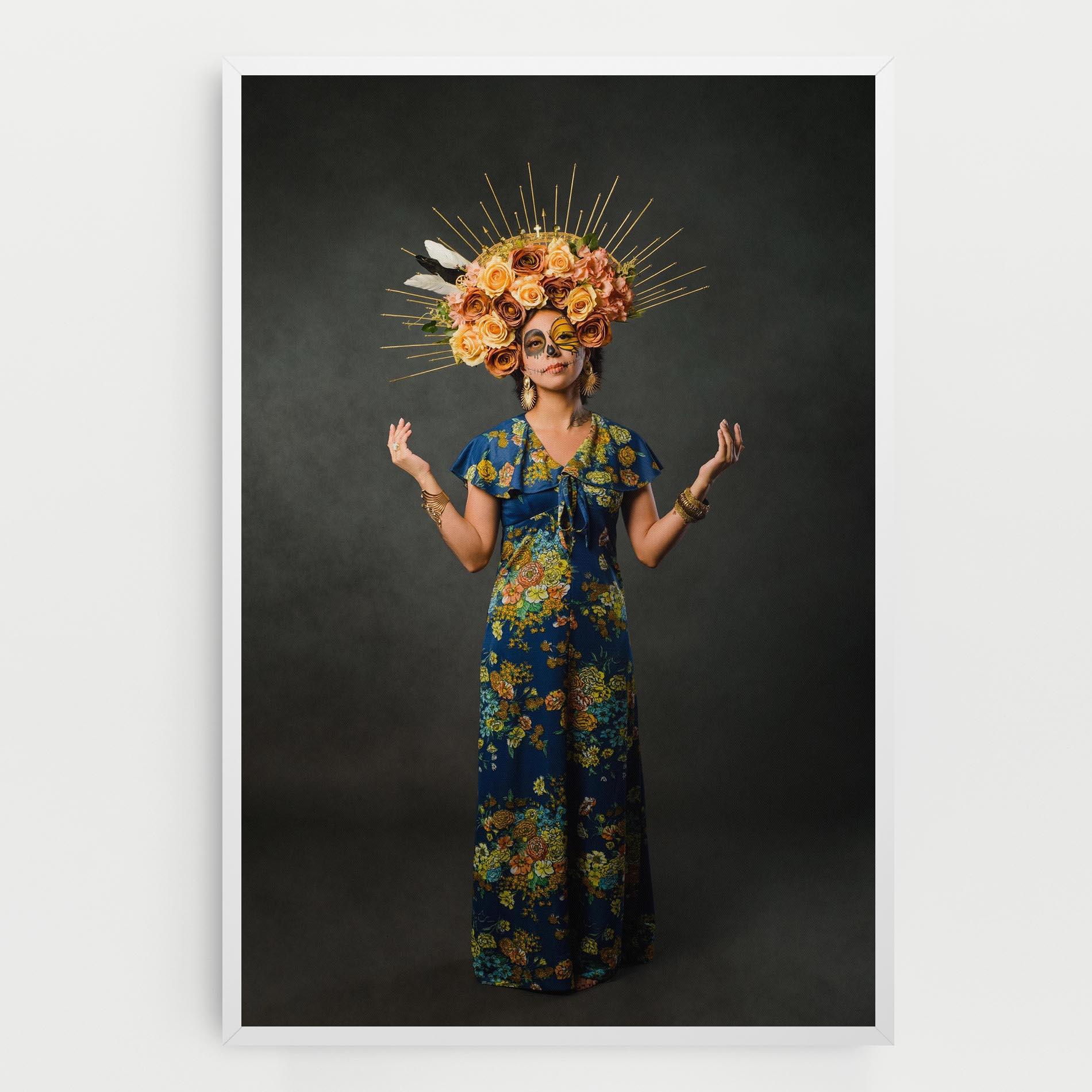 Tablou Canvas Sugar Skull Makeup mockup 0