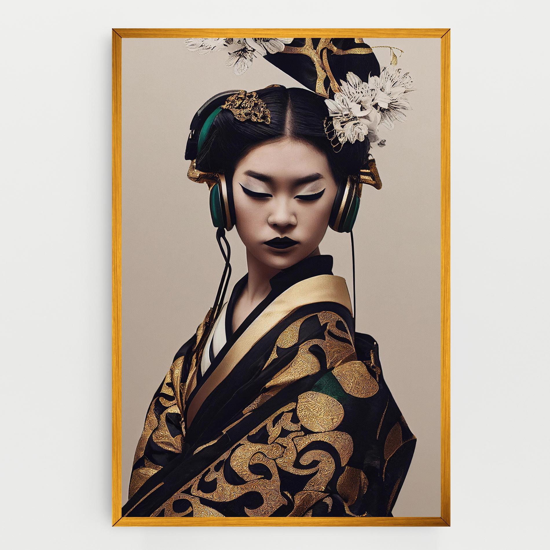 Tablou Canvas Kimono Headphones mockup 0