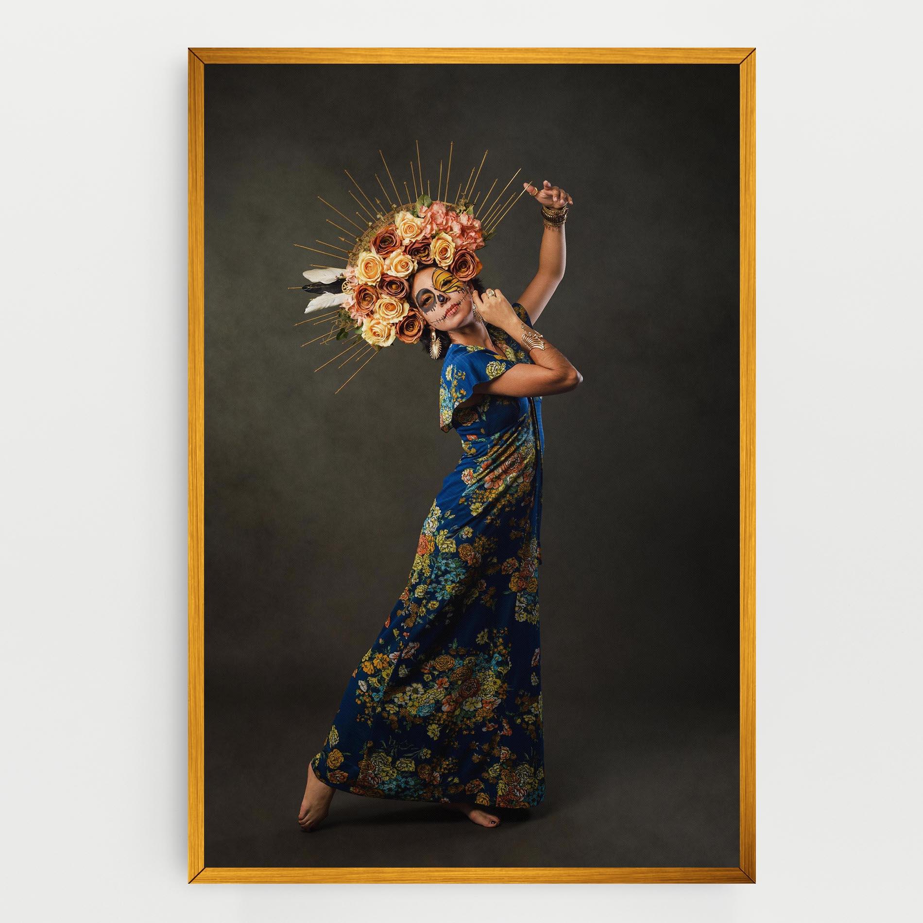 Tablou Canvas Sugar Skull Face mockup 0