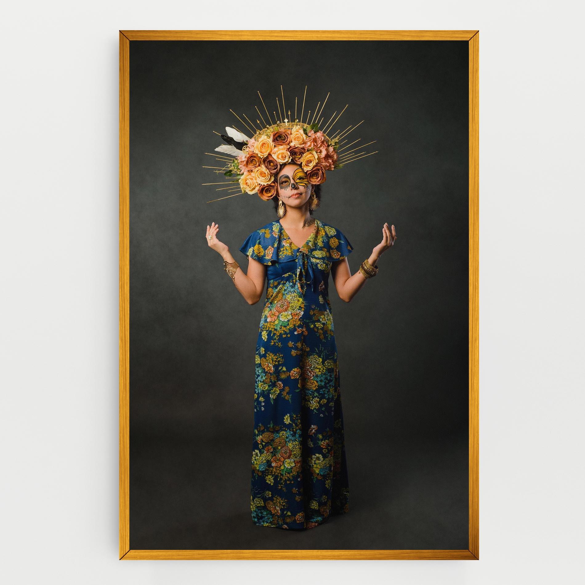 Tablou Canvas Sugar Skull Makeup mockup 0