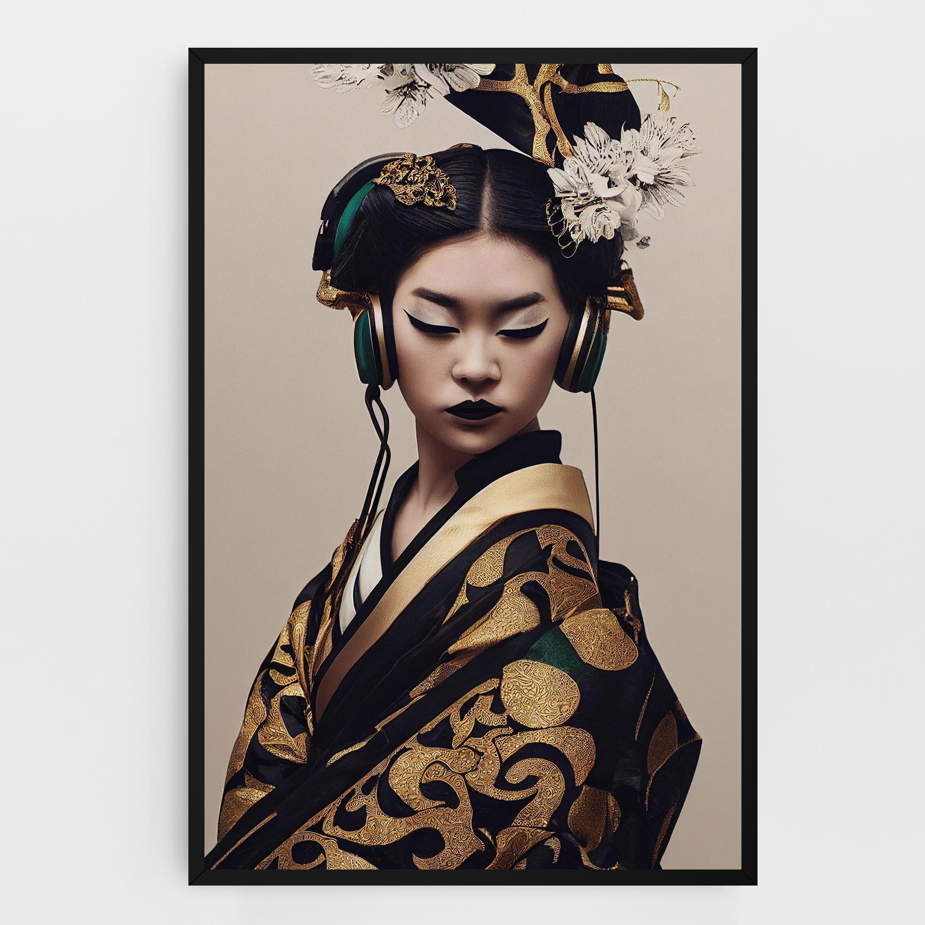 Tablou Canvas Kimono Headphones mockup 0