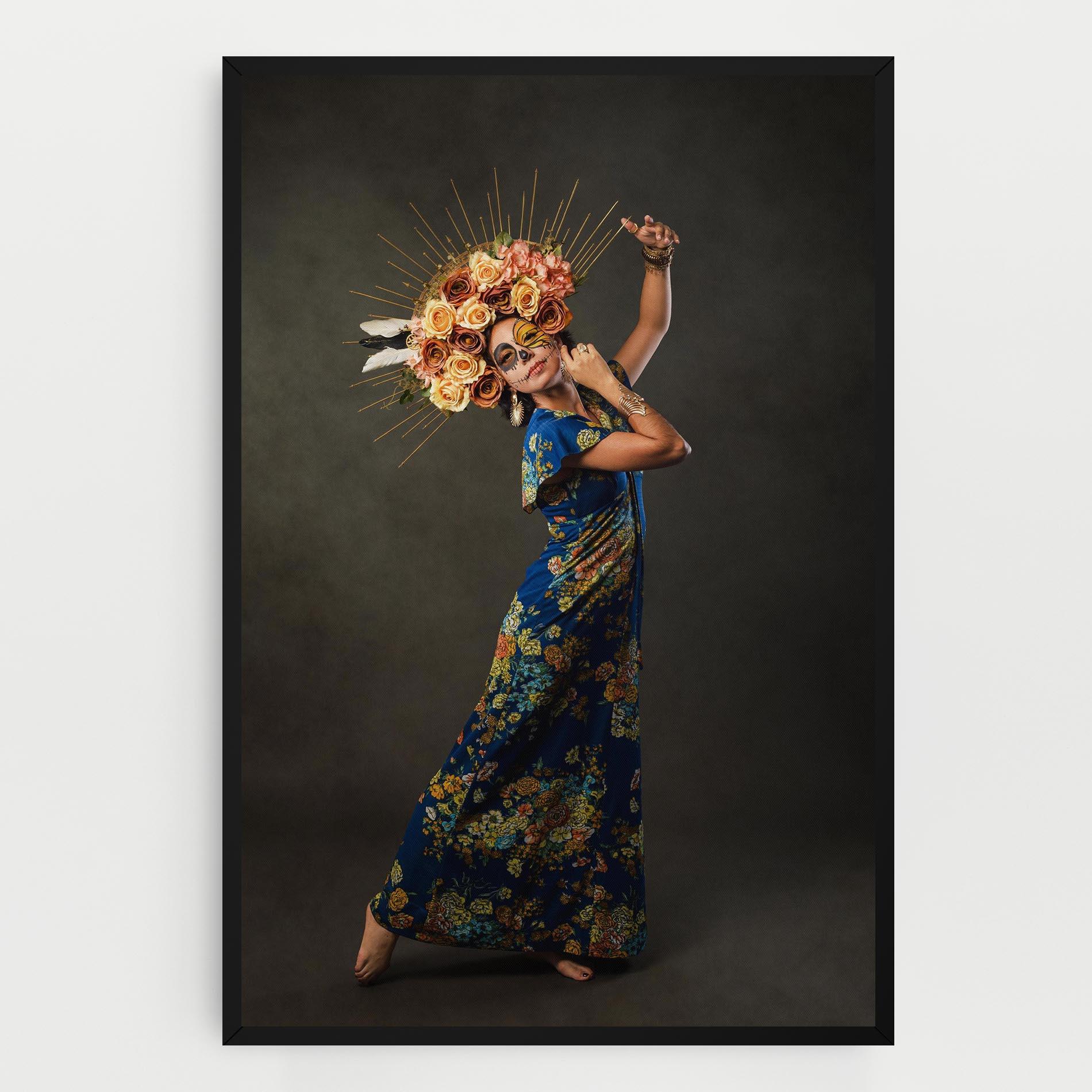 Tablou Canvas Sugar Skull Face mockup 0