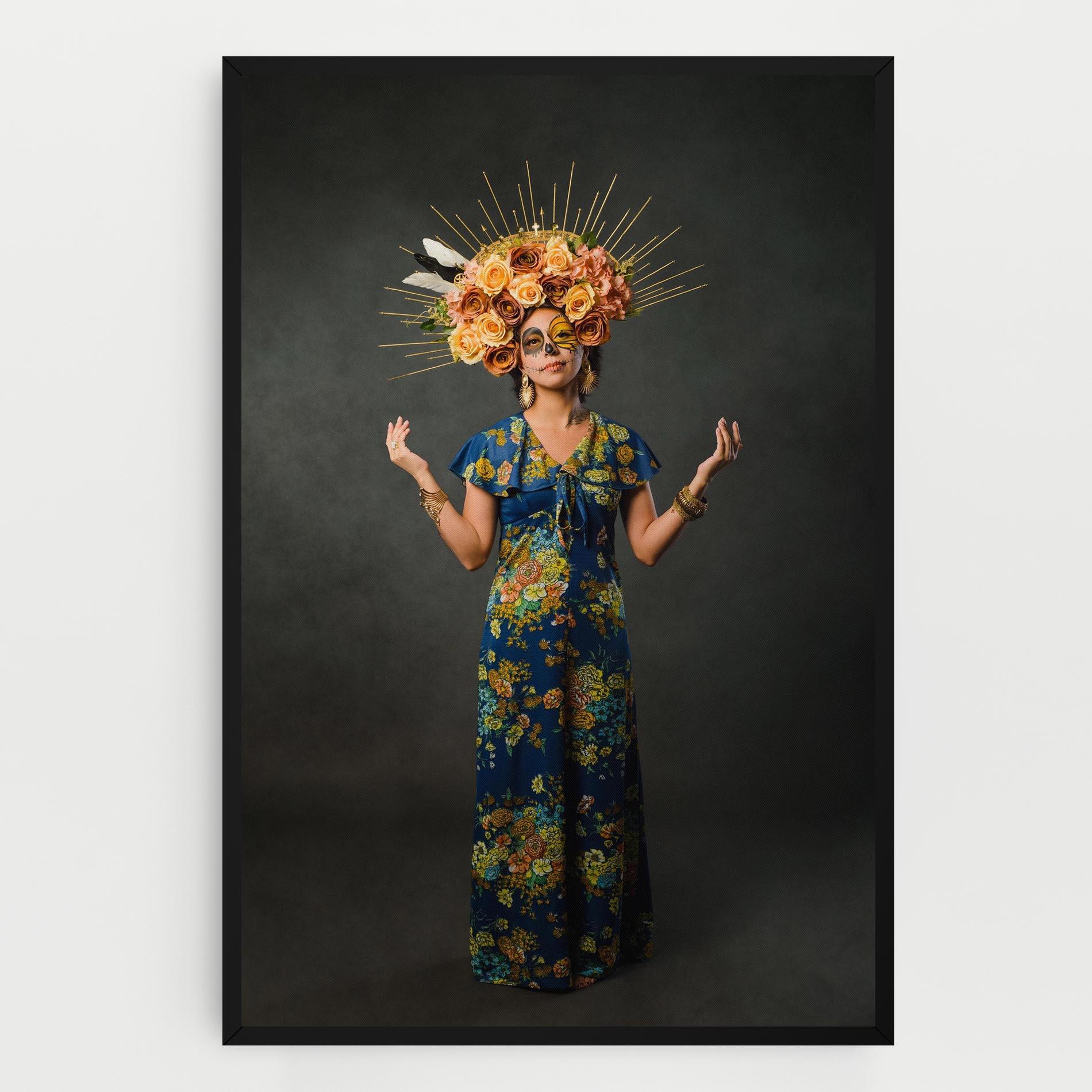 Tablou Canvas Sugar Skull Makeup mockup 0