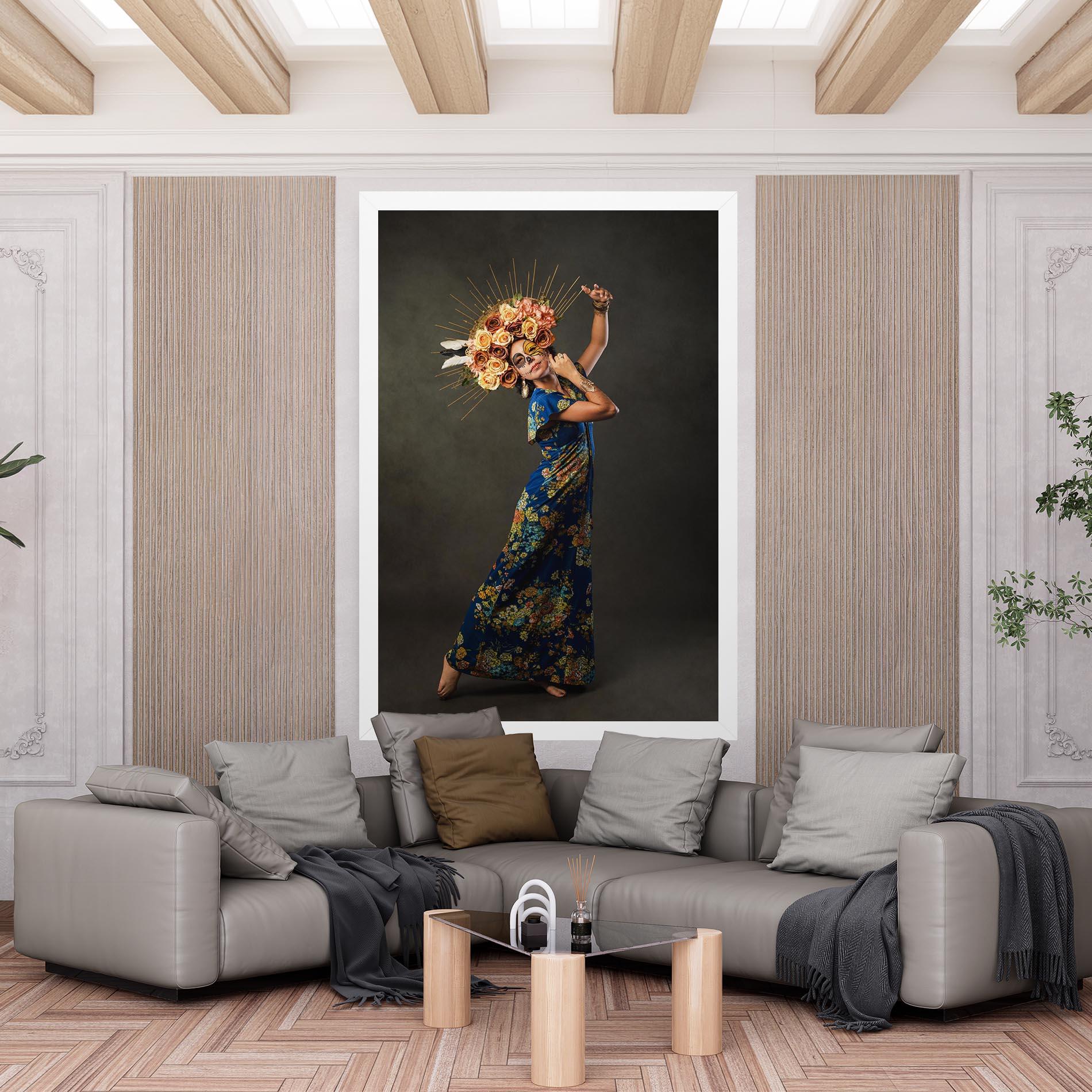 Tablou Canvas Sugar Skull Face mockup 6