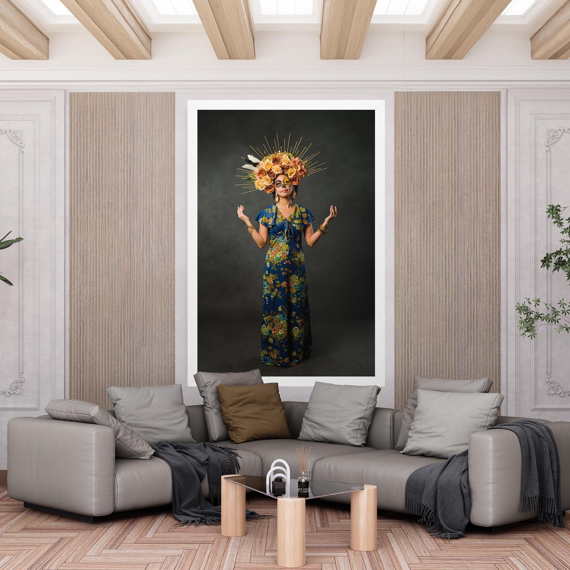 Tablou Canvas Sugar Skull Makeup mockup 6