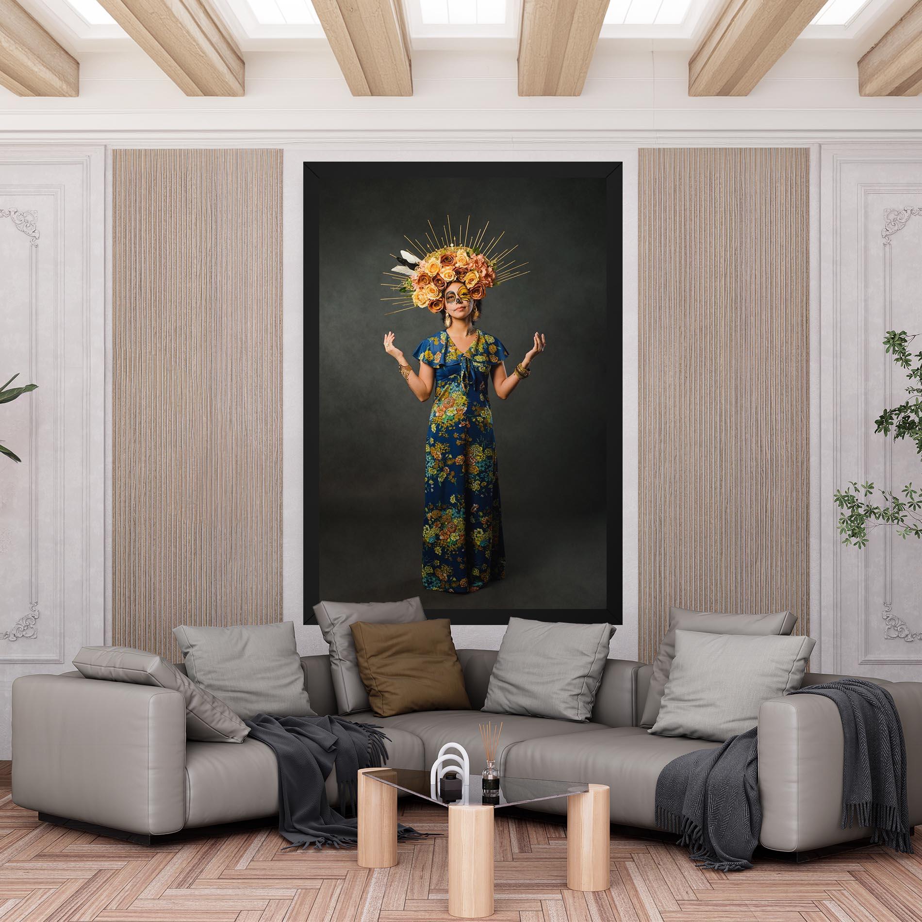 Tablou Canvas Sugar Skull Makeup mockup 6