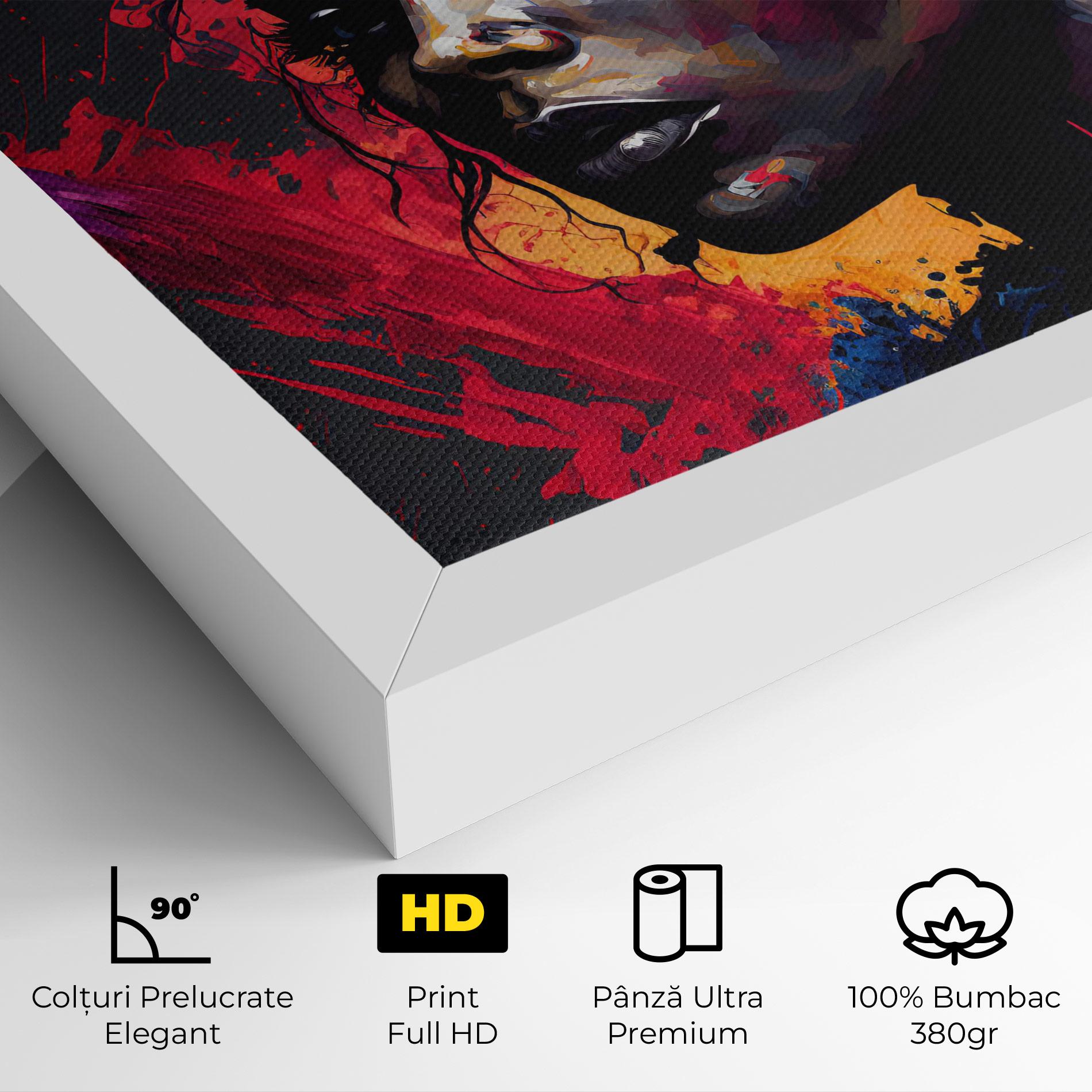 Tablou Canvas African Woman Splash mockup 4