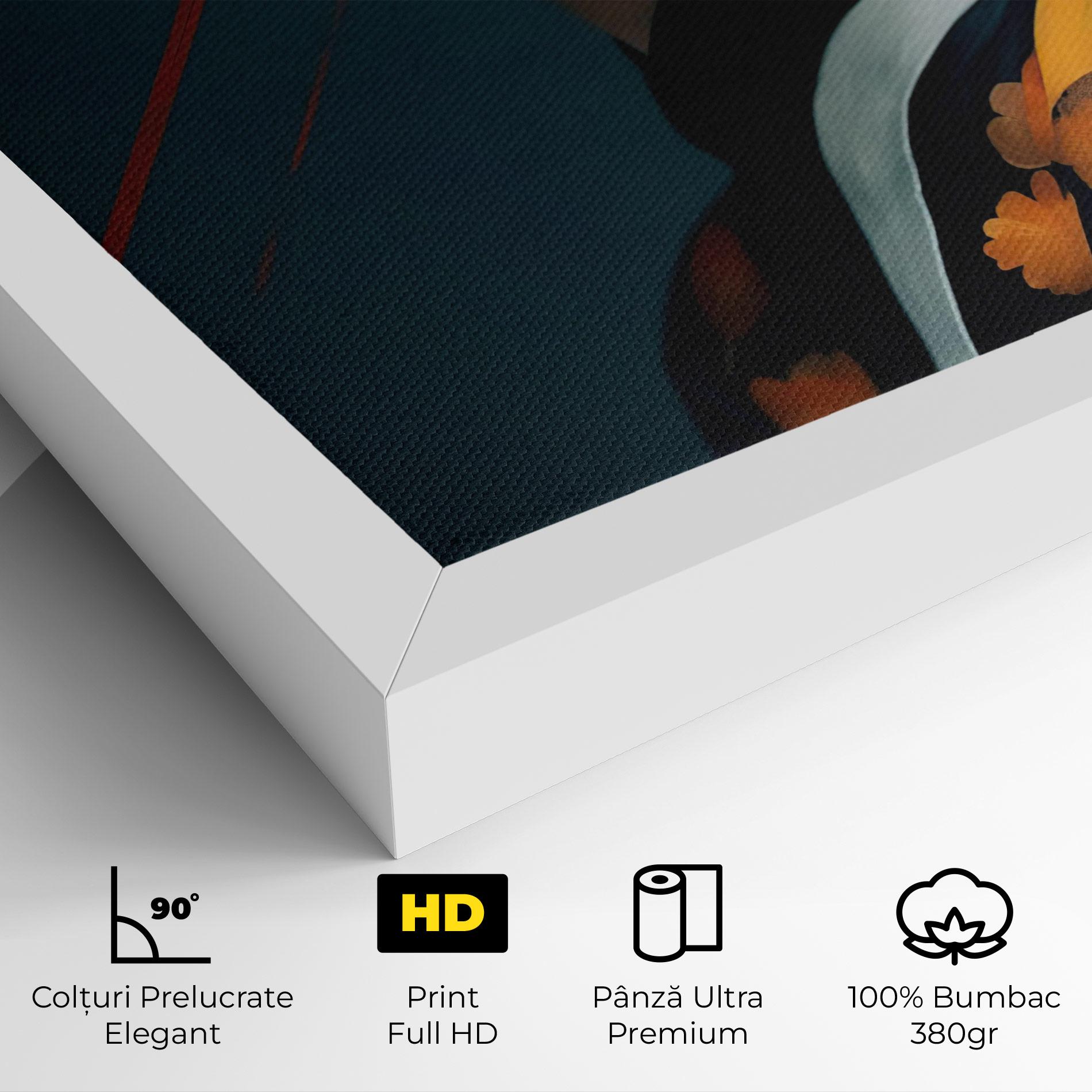 Tablou Canvas Asian Painted Woman mockup 4