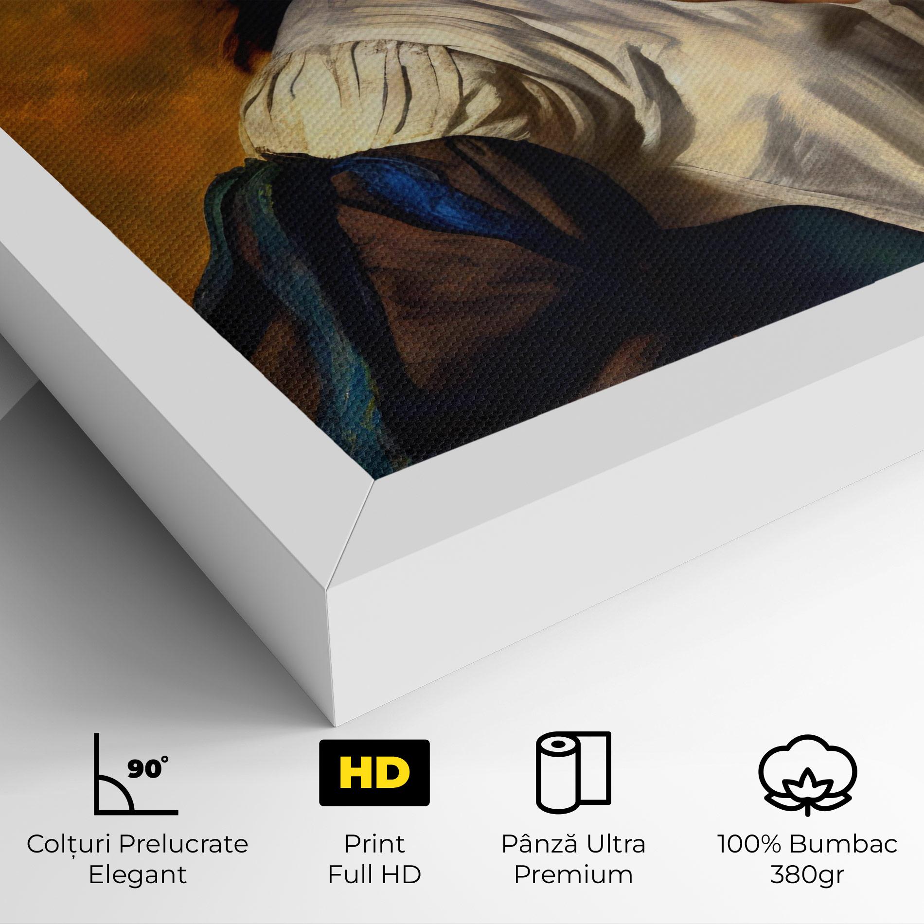 Tablou Canvas Beautiful Brunette Art mockup 4