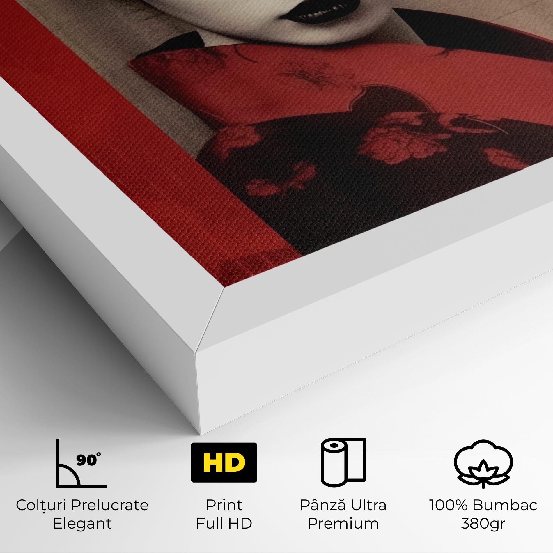 Tablou Canvas Black Asiatic Makeup mockup 4